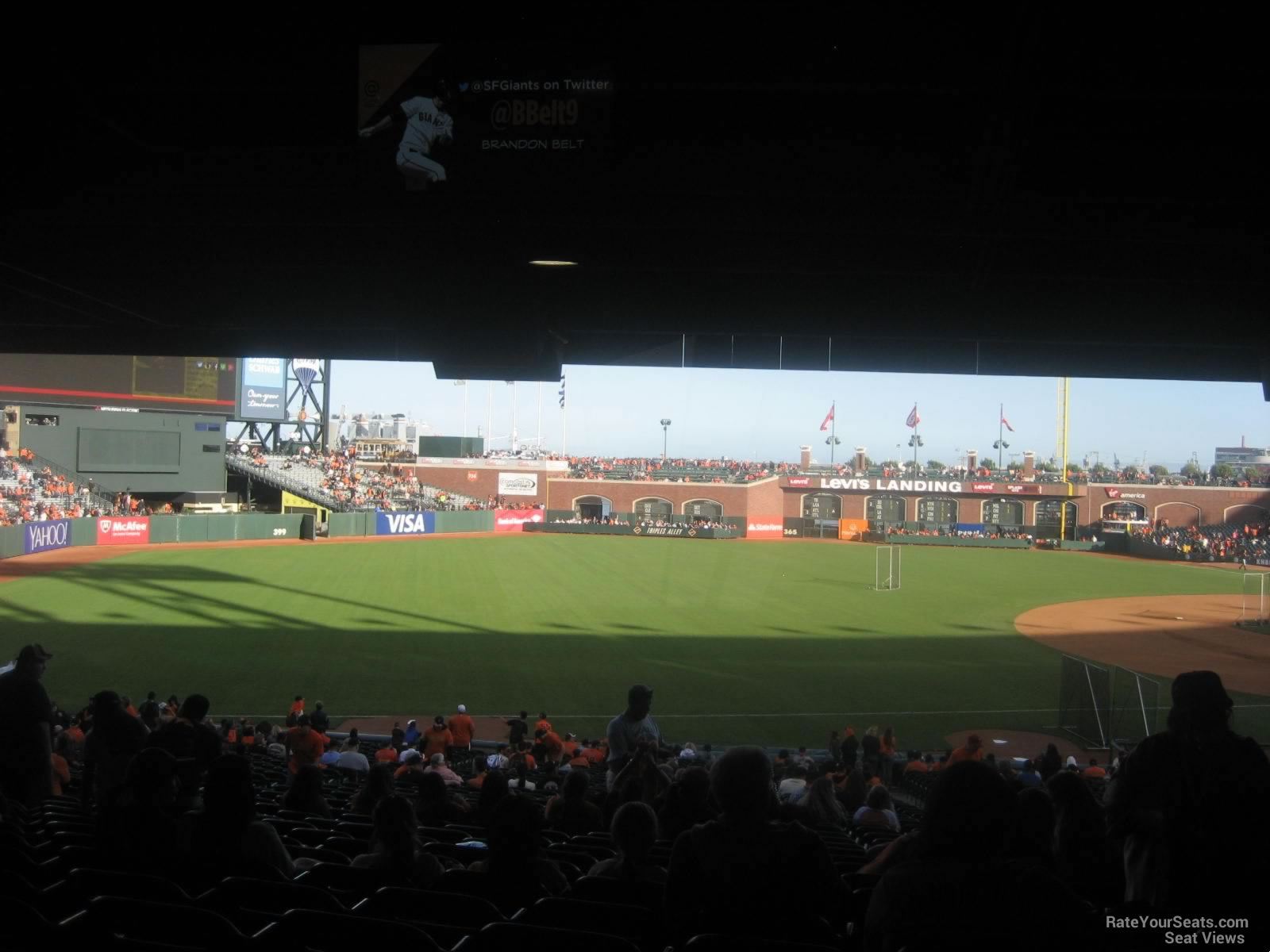 Oracle Park, section VB318, home of San Francisco Giants, page 1