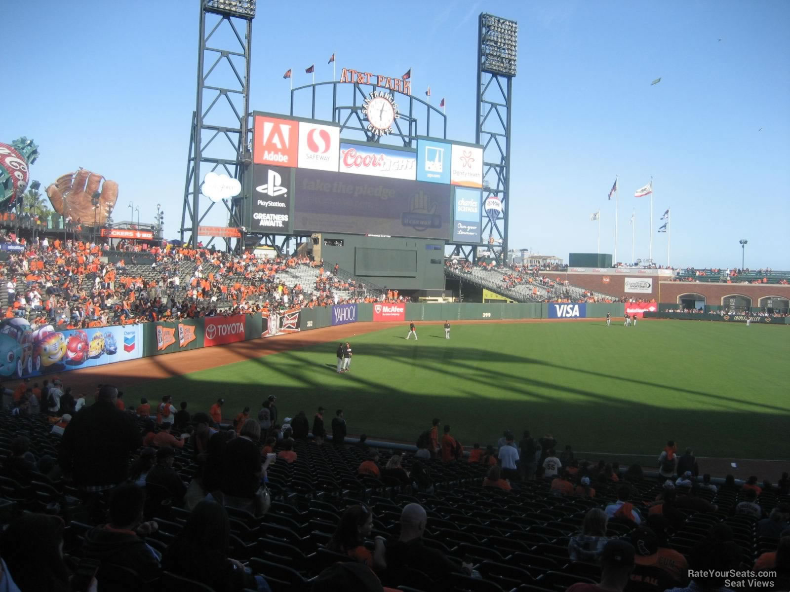 Section 134 at Oracle Park 