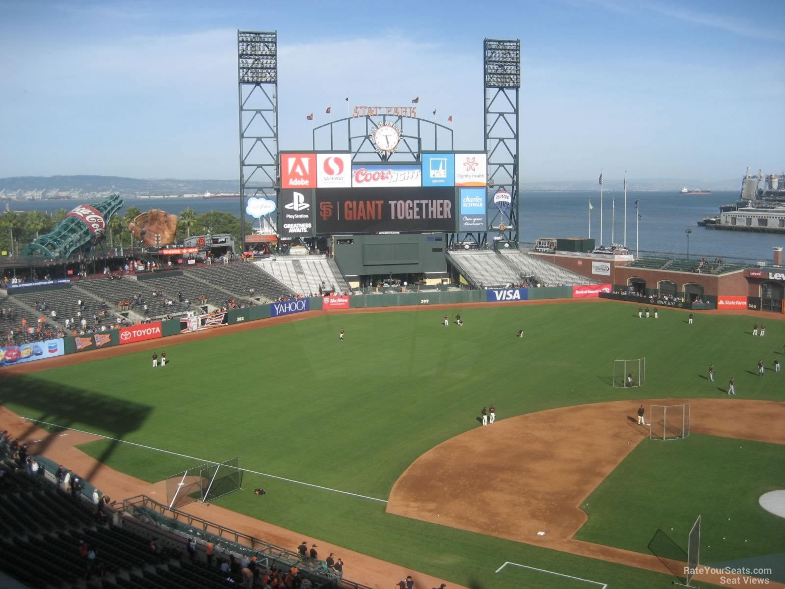 Oracle Park, section VB323, home of San Francisco Giants, page 1