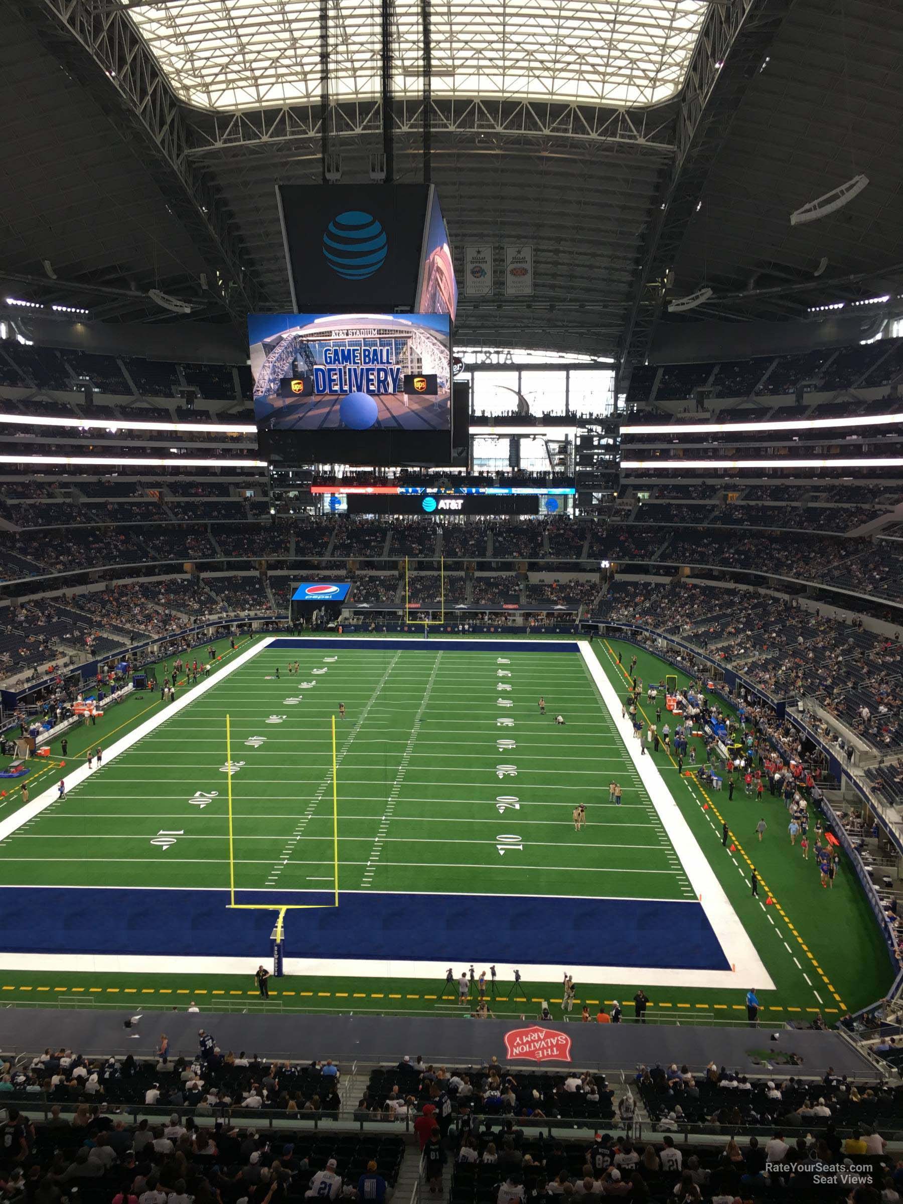 Section 322 at AT&T Stadium 