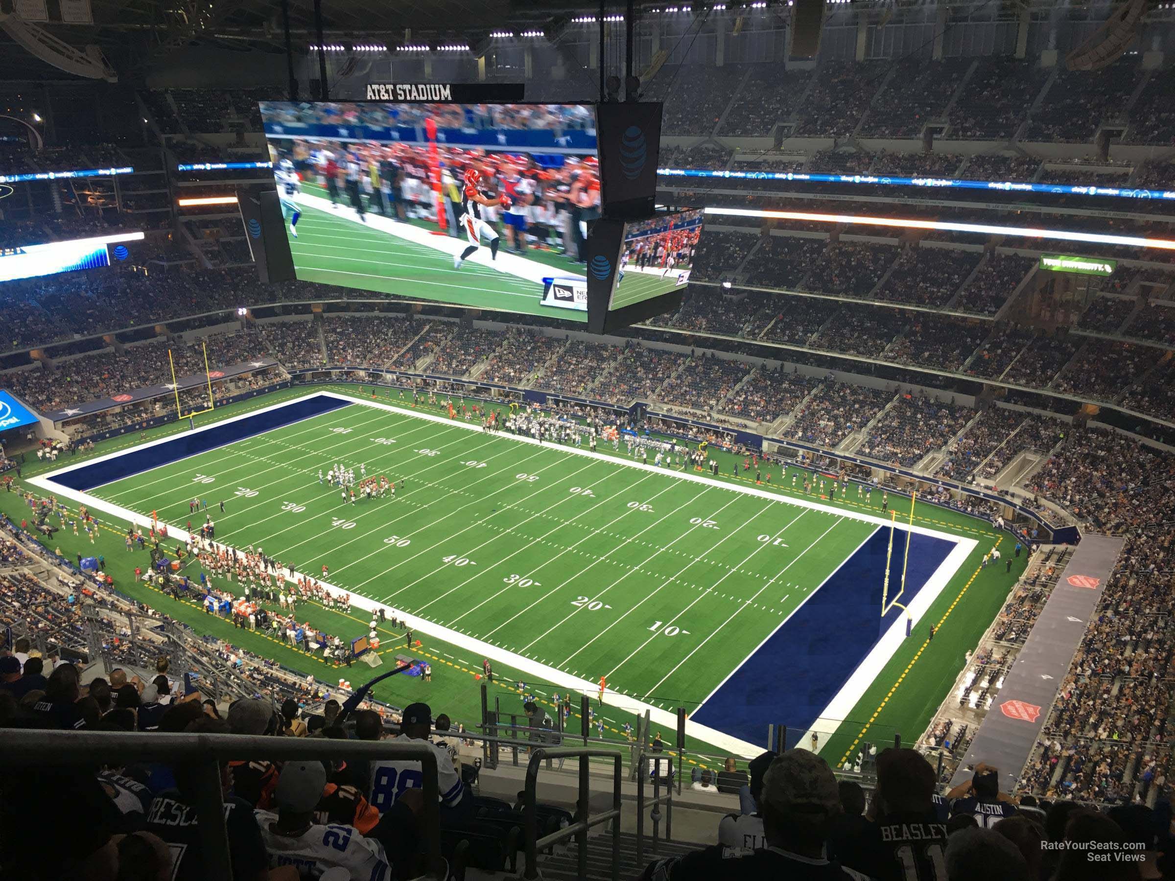 section 426, row 22 seat view  for football - at&t stadium (cowboys stadium)