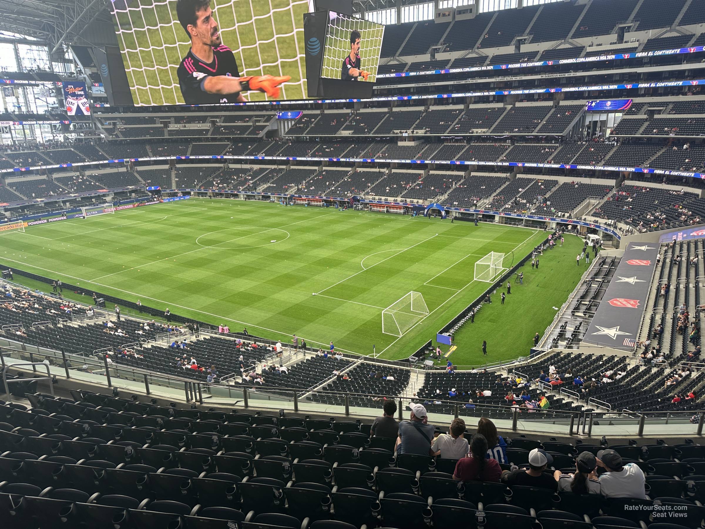 section 304, row 11 seat view  for soccer - at&t stadium (cowboys stadium)