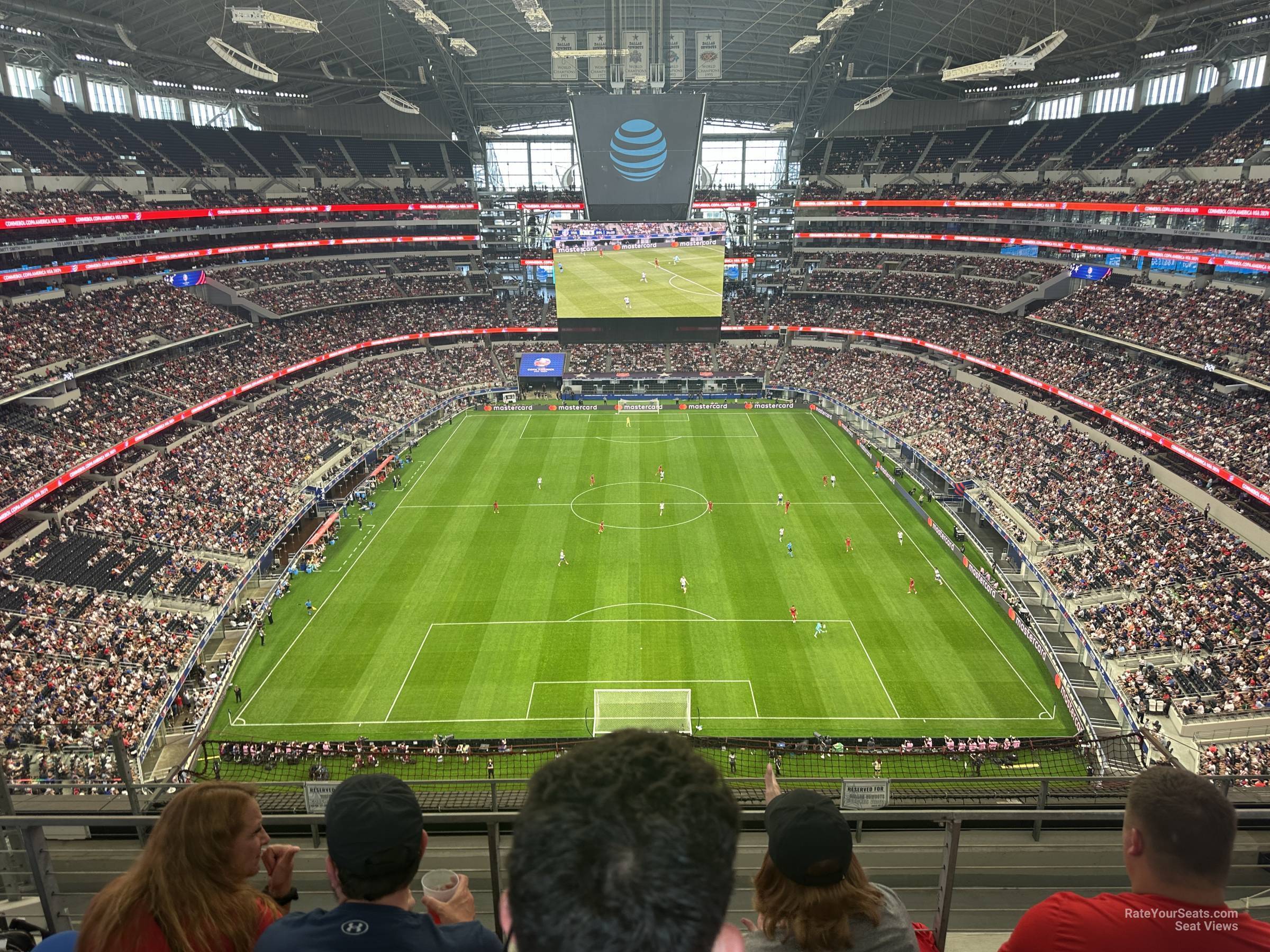 section 427, row 5 seat view  for soccer - at&t stadium (cowboys stadium)