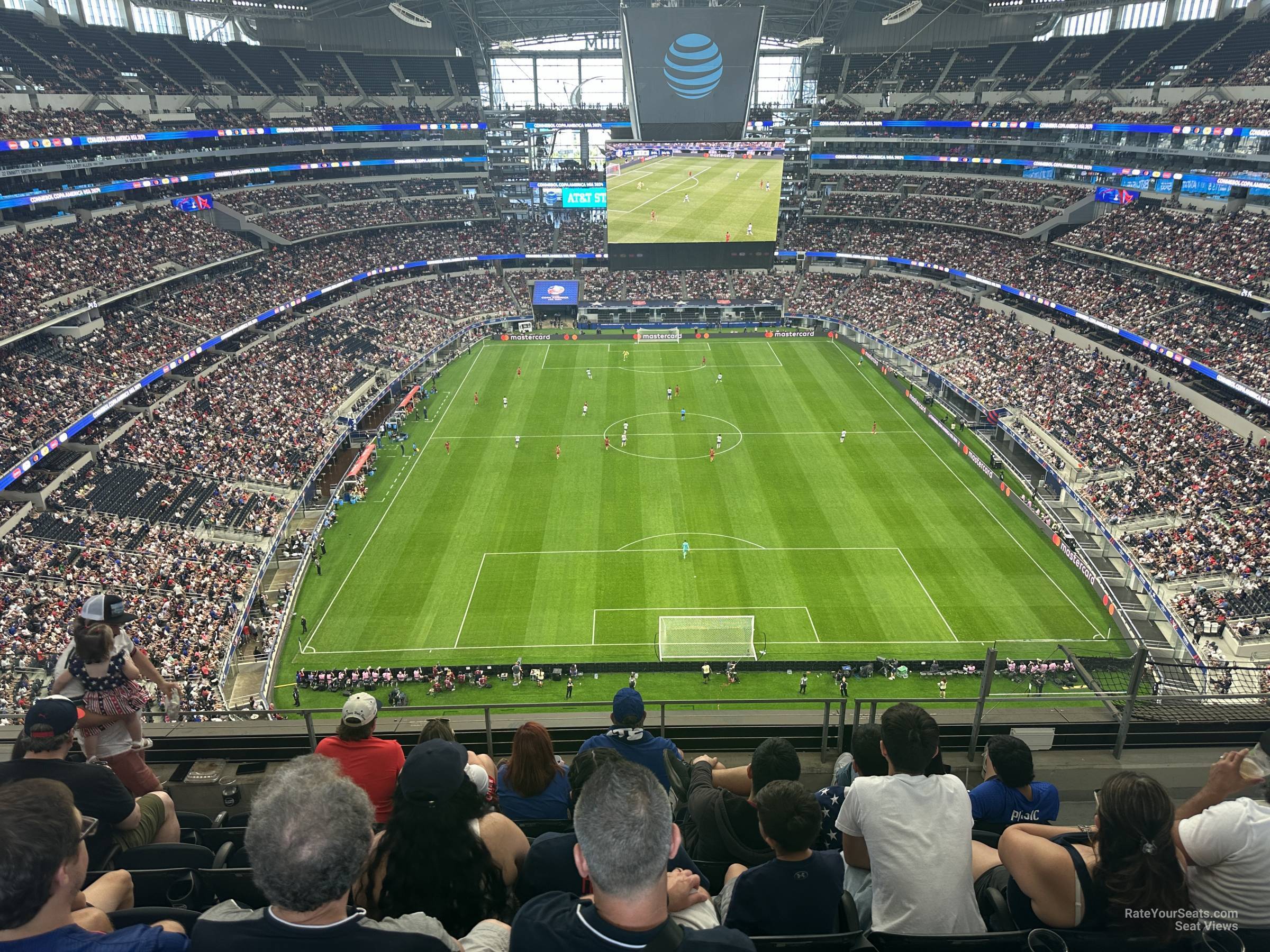 section 428, row 5 seat view  for soccer - at&t stadium (cowboys stadium)