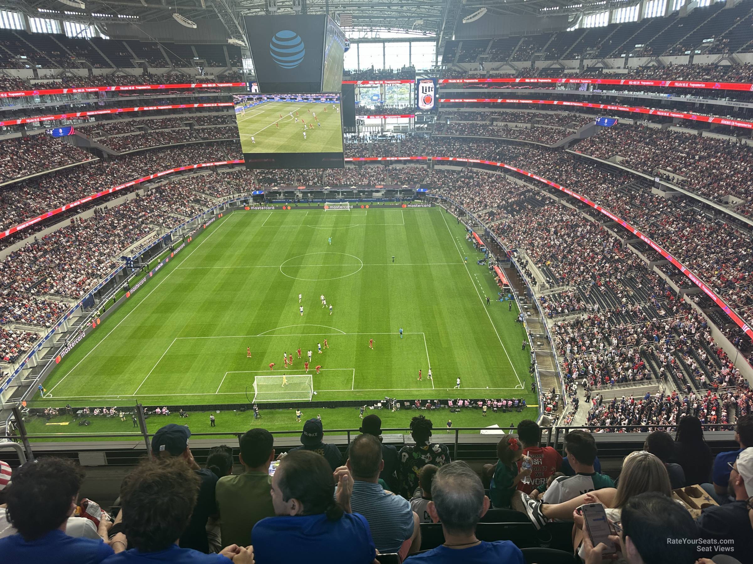 section 456, row 5 seat view  for soccer - at&t stadium (cowboys stadium)