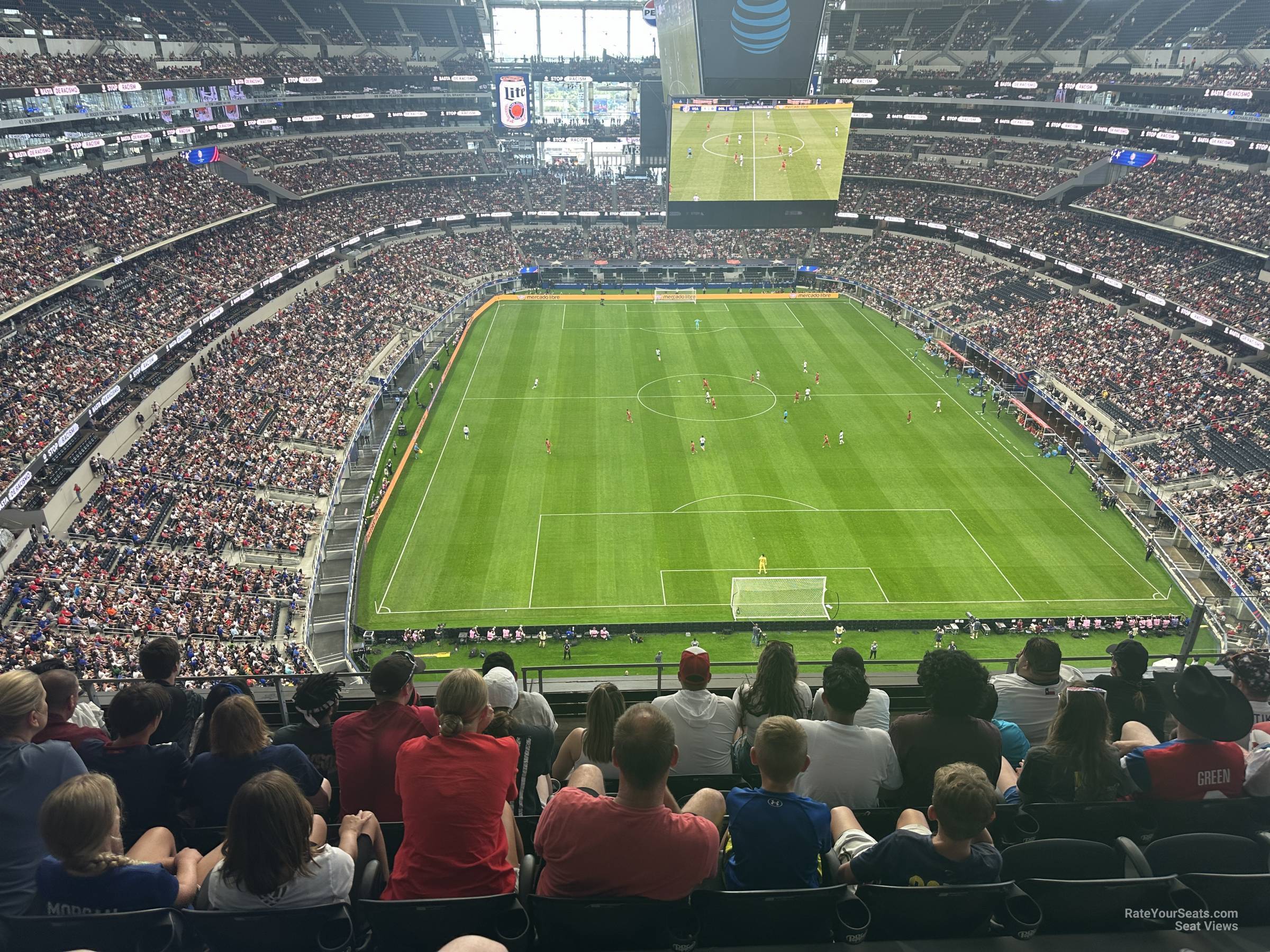 section 459, row 5 seat view  for soccer - at&t stadium (cowboys stadium)