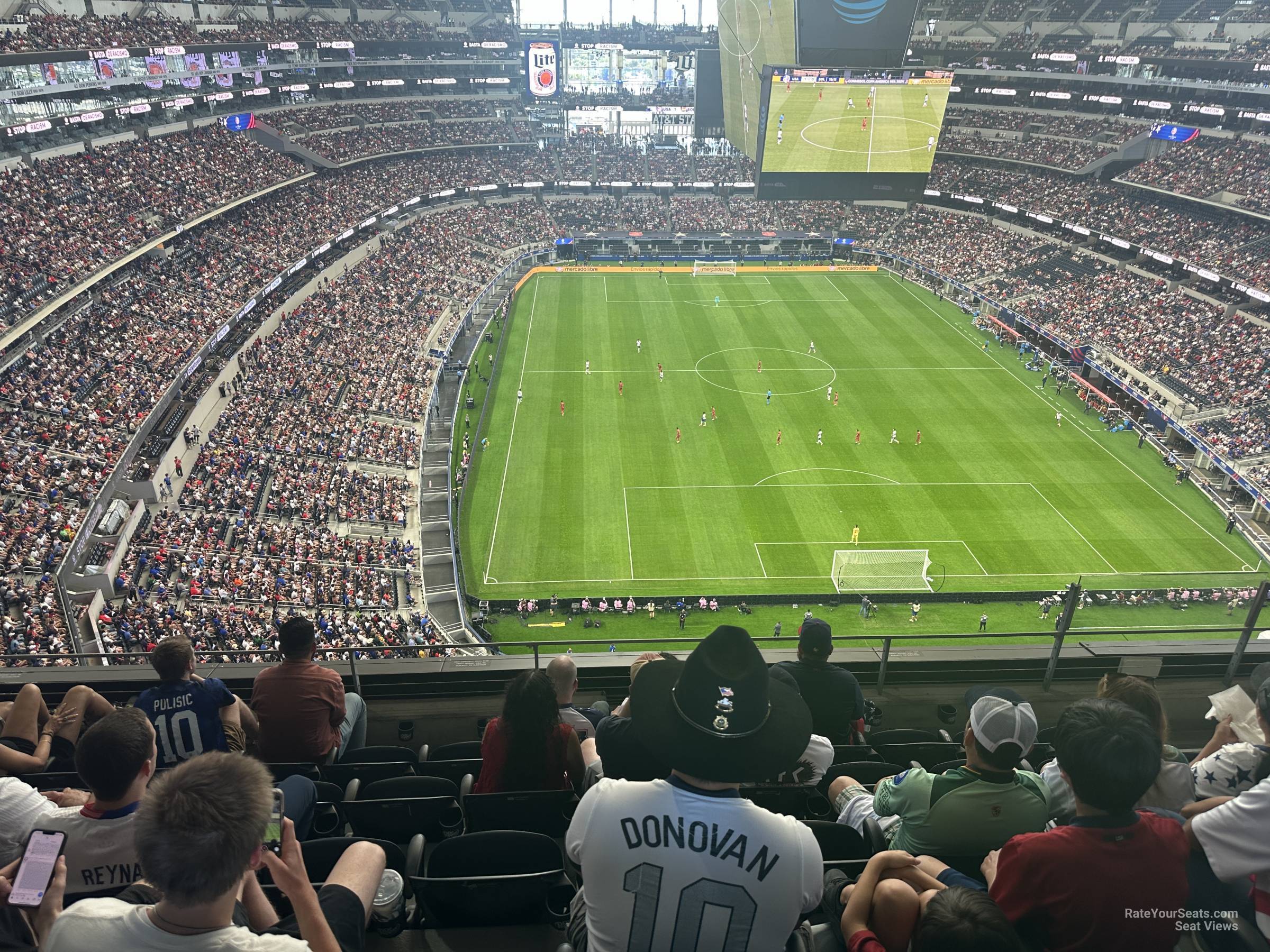 section 460, row 5 seat view  for soccer - at&t stadium (cowboys stadium)