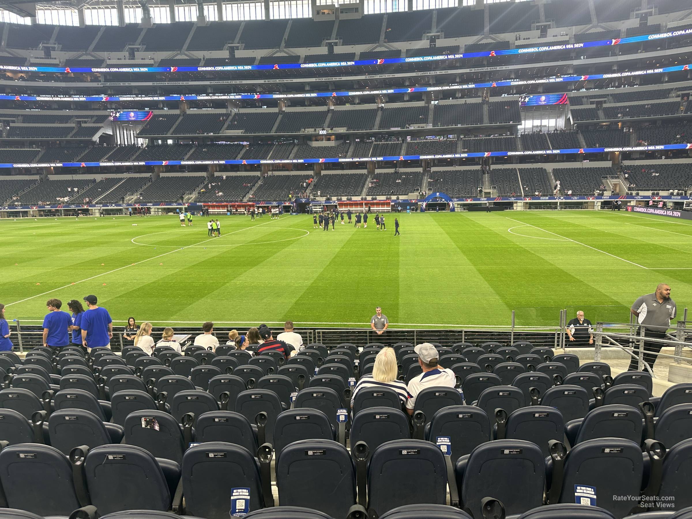 section c109, row 11 seat view  for soccer - at&t stadium (cowboys stadium)