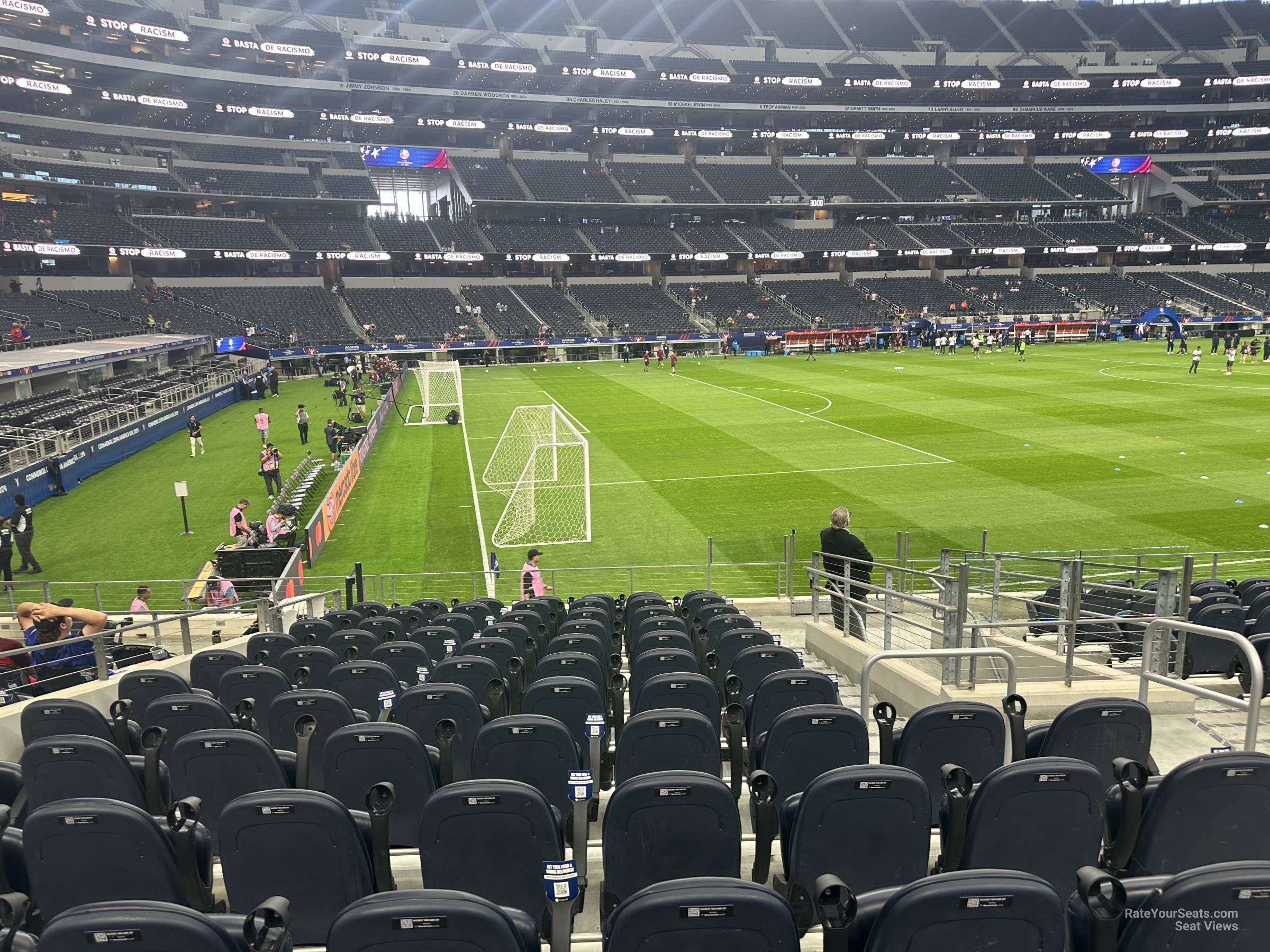 section c115, row 12 seat view  for soccer - at&t stadium (cowboys stadium)