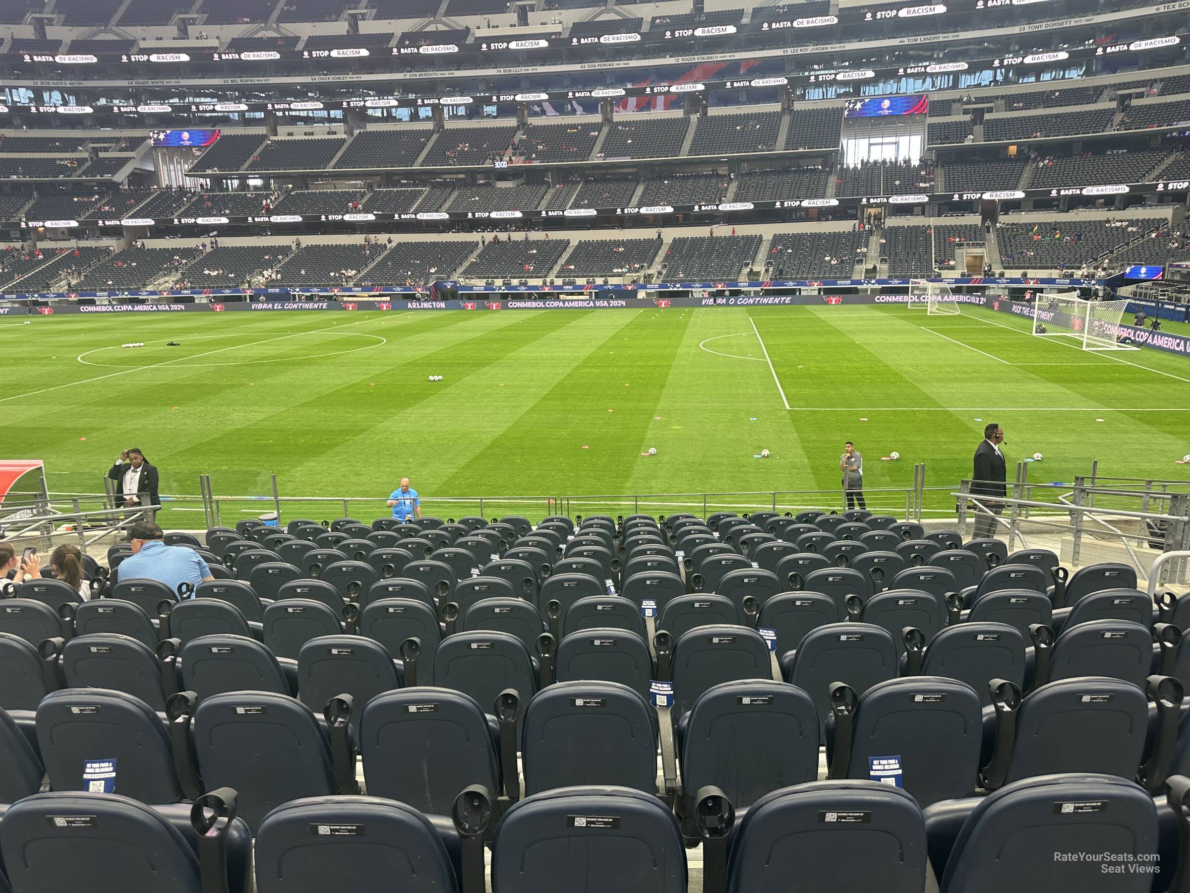 section c133, row 14 seat view  for soccer - at&t stadium (cowboys stadium)