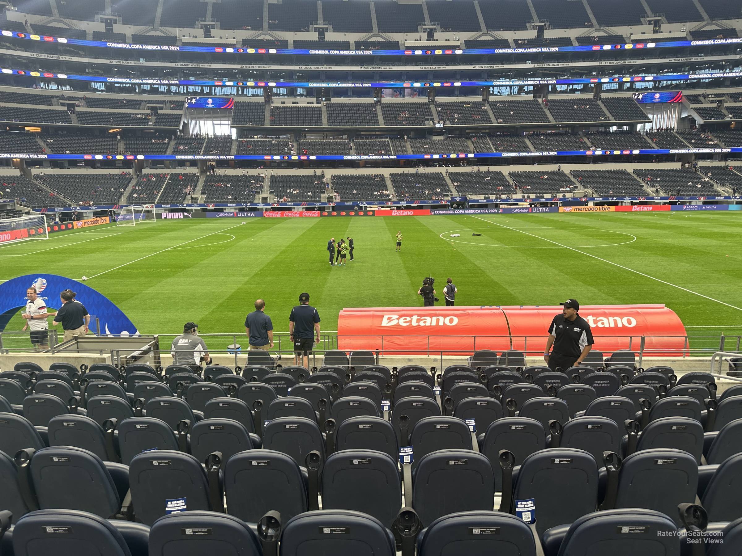 section c137, row 14 seat view  for soccer - at&t stadium (cowboys stadium)