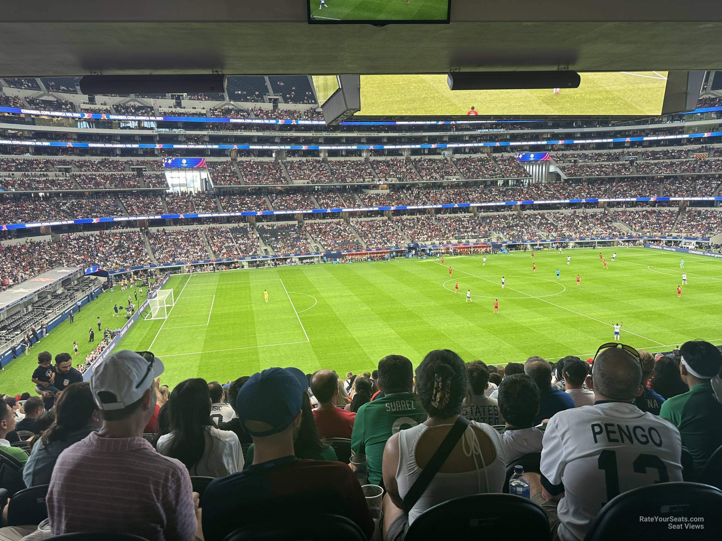 section c213, row 15 seat view  for soccer - at&t stadium (cowboys stadium)