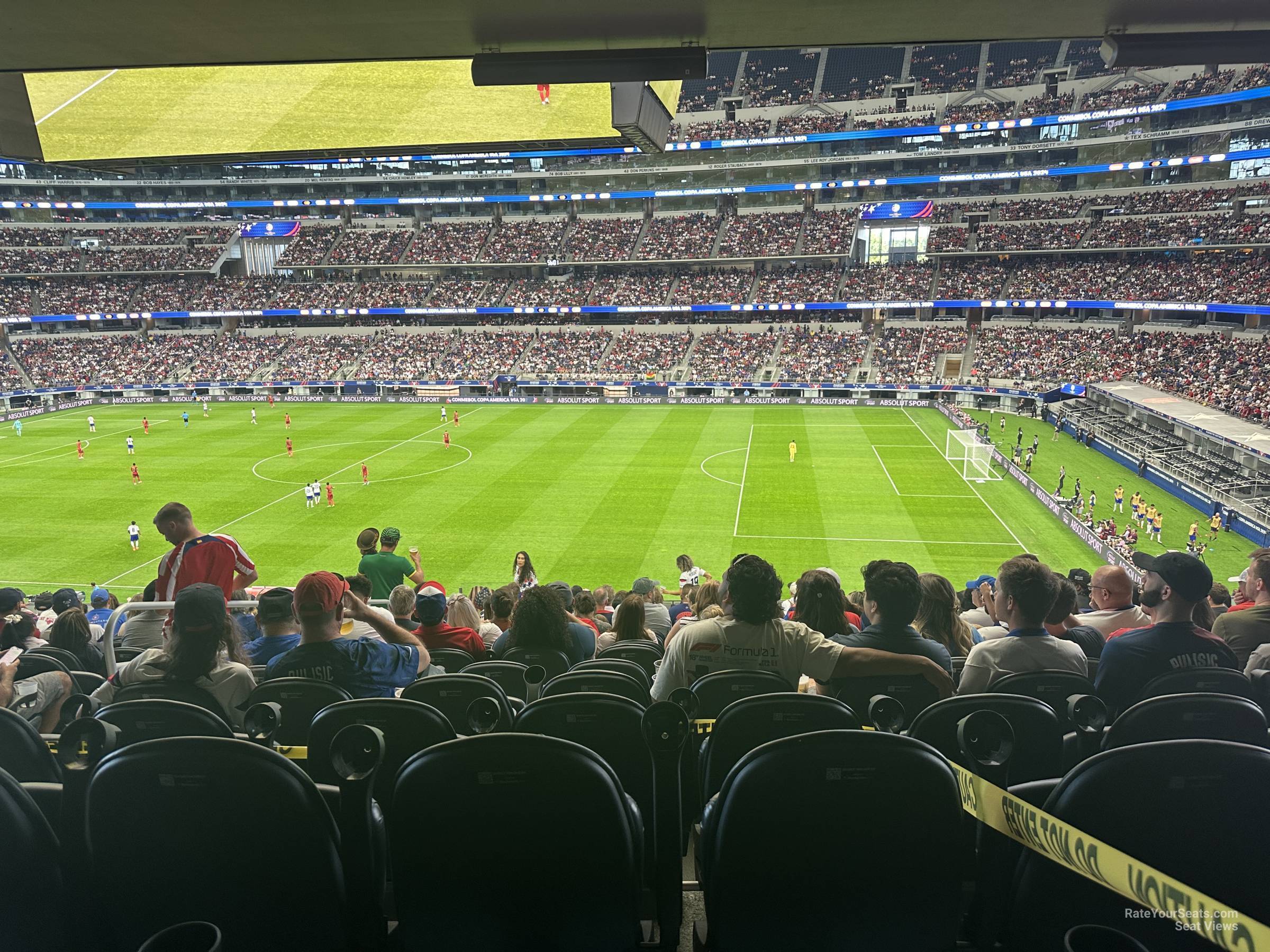 section c232, row 15 seat view  for soccer - at&t stadium (cowboys stadium)