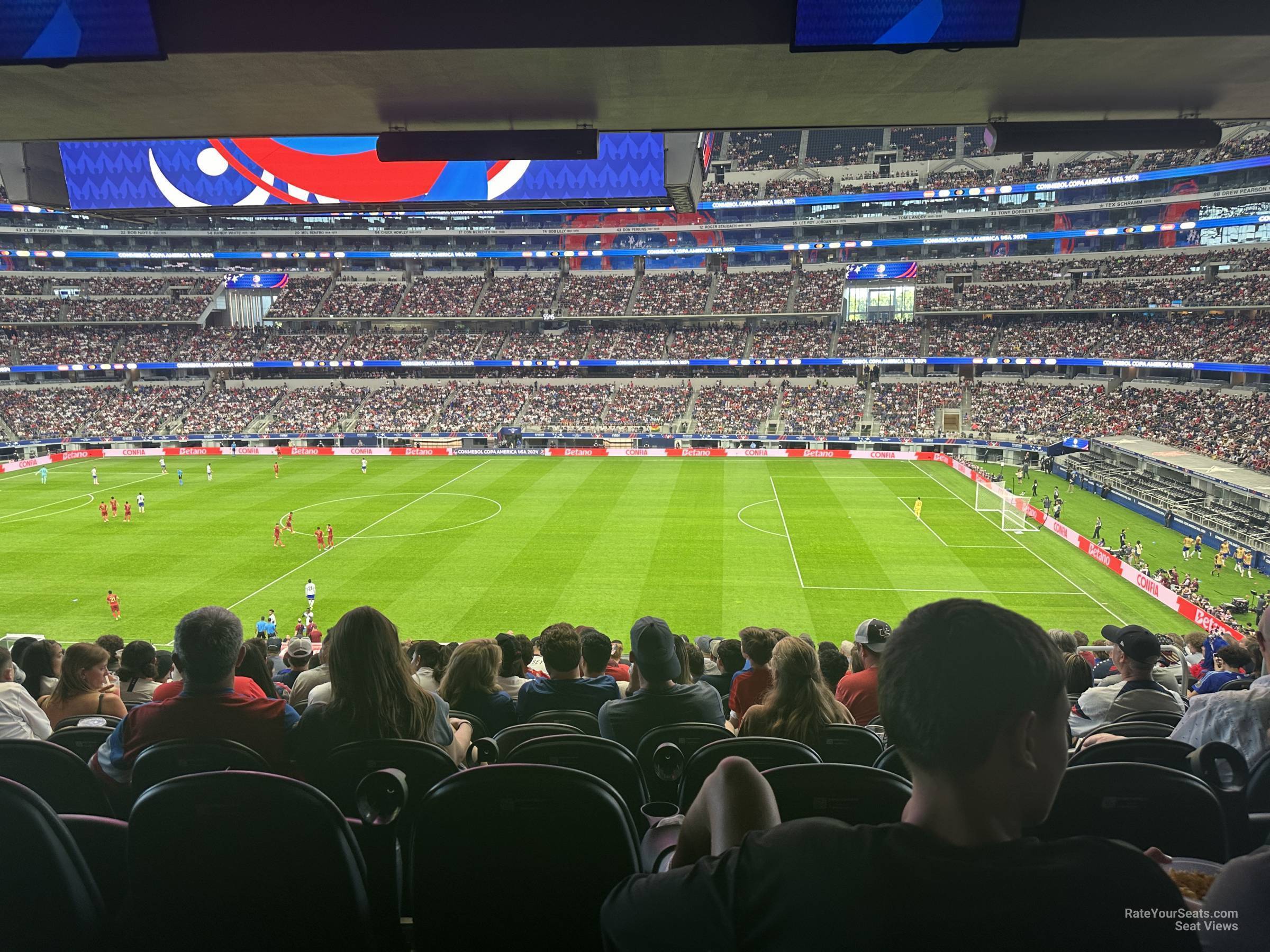 section c233, row 15 seat view  for soccer - at&t stadium (cowboys stadium)