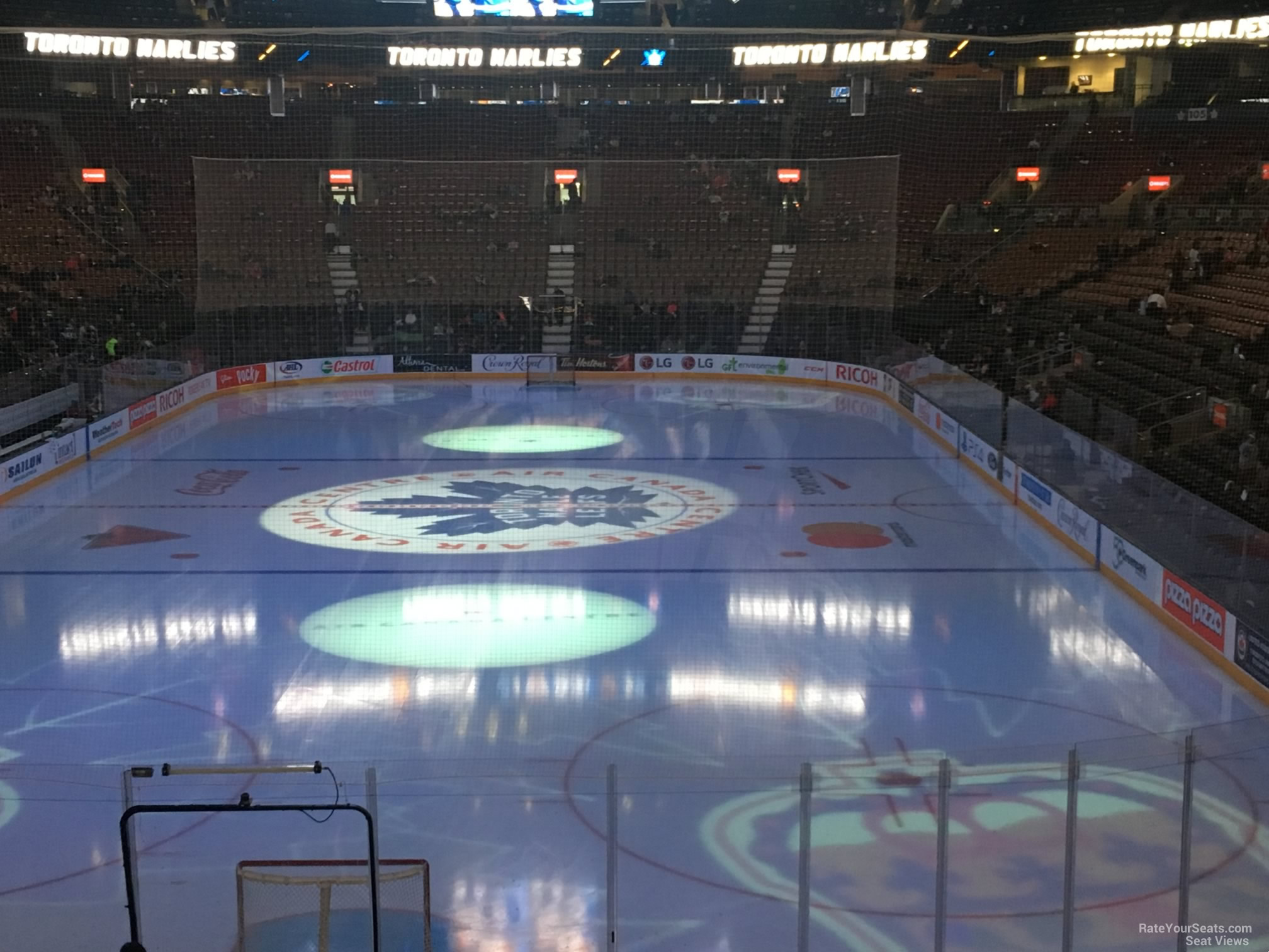 section 113, row 20 seat view  for hockey - scotiabank arena