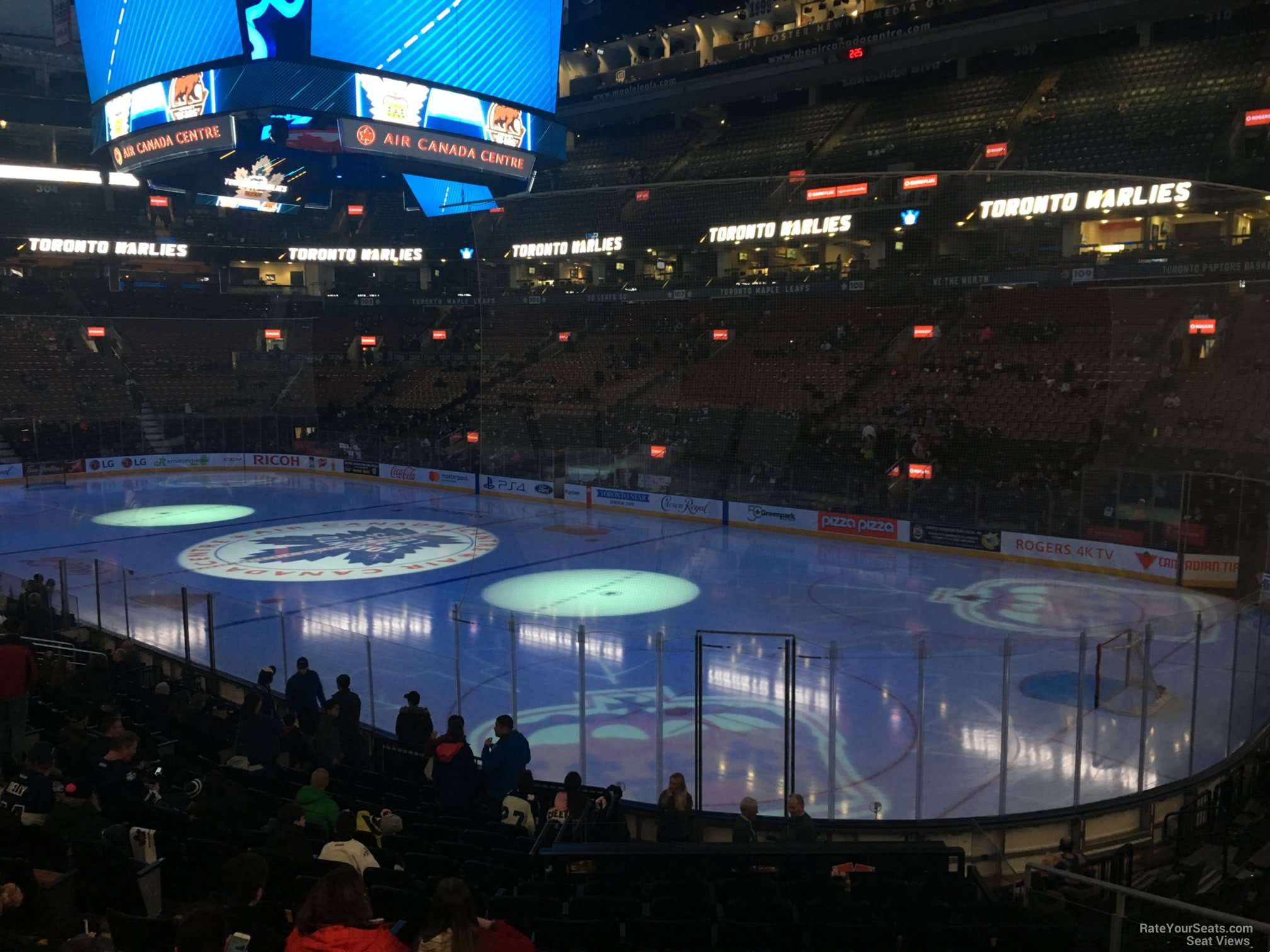 section 116, row 20 seat view  for hockey - scotiabank arena