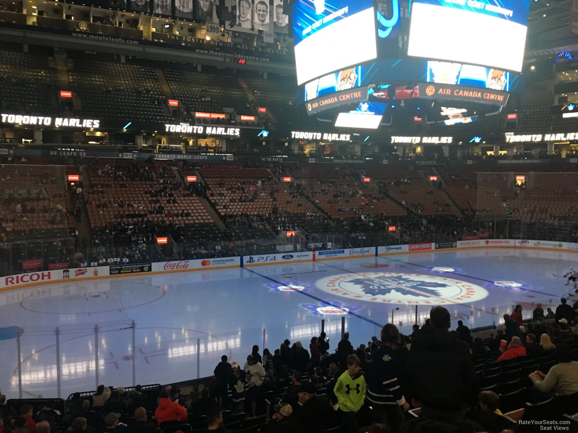 section 121, row 20 seat view  for hockey - scotiabank arena