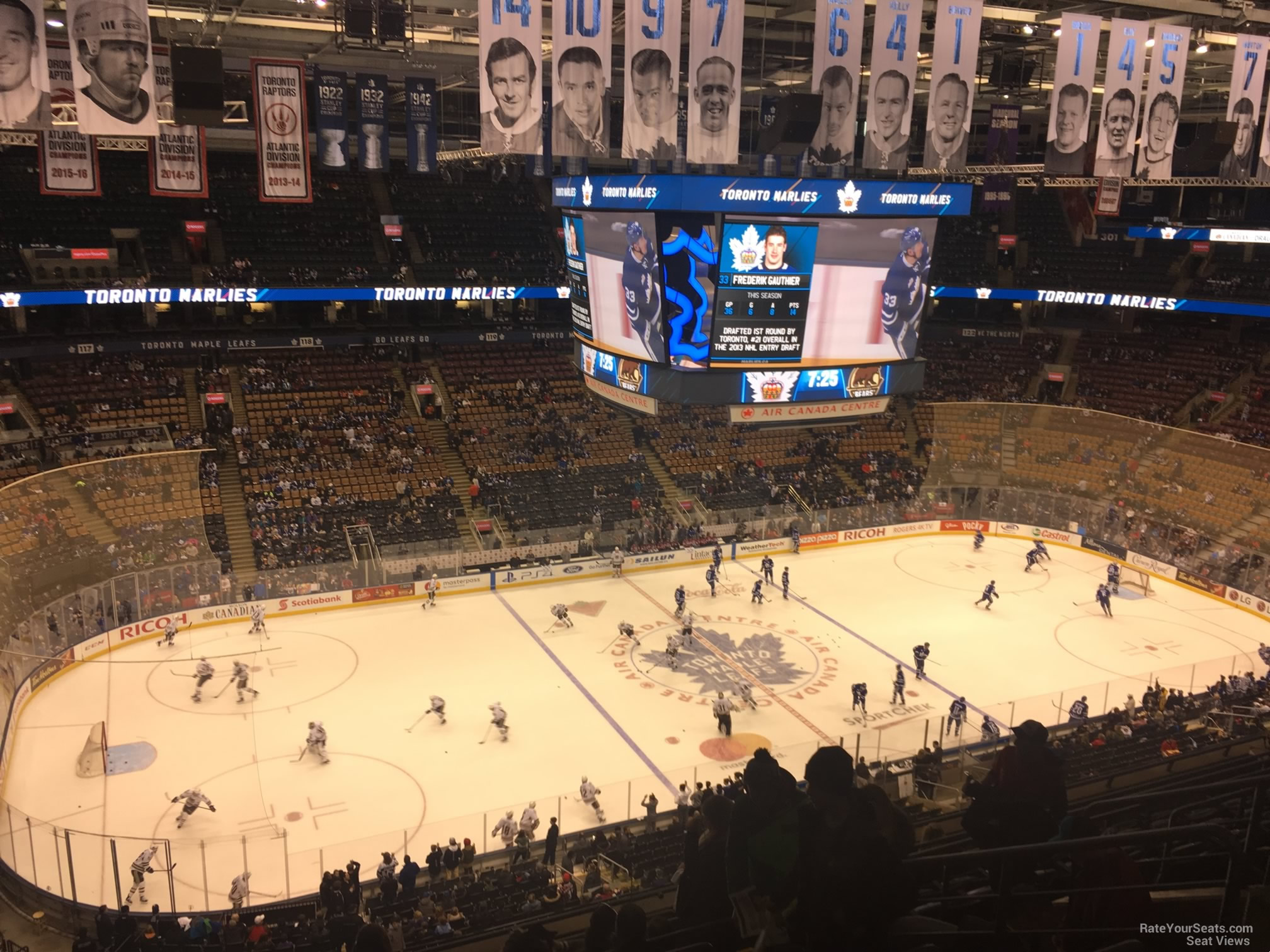 section 311, row 10 seat view  for hockey - scotiabank arena