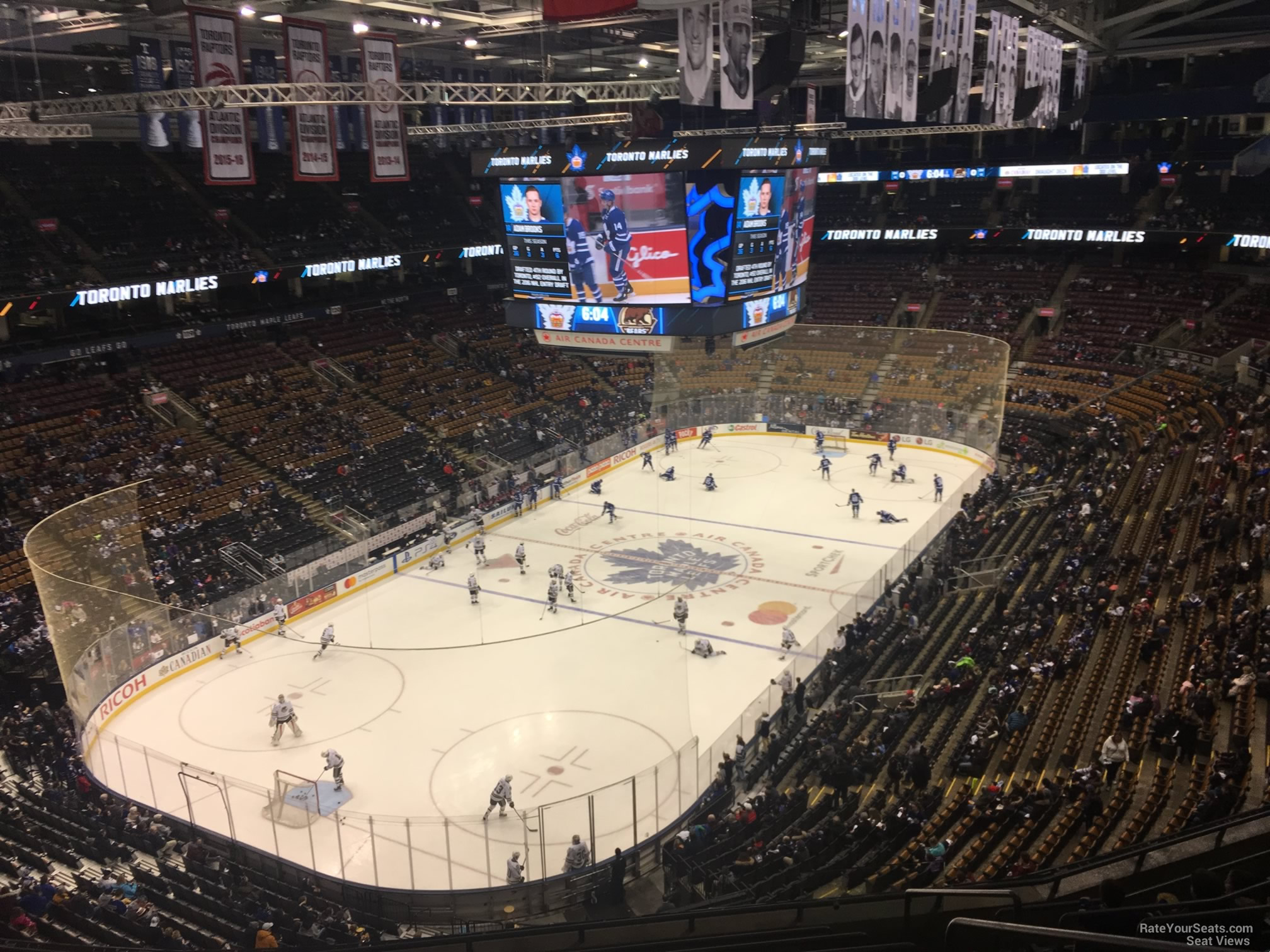 section 313, row 10 seat view  for hockey - scotiabank arena