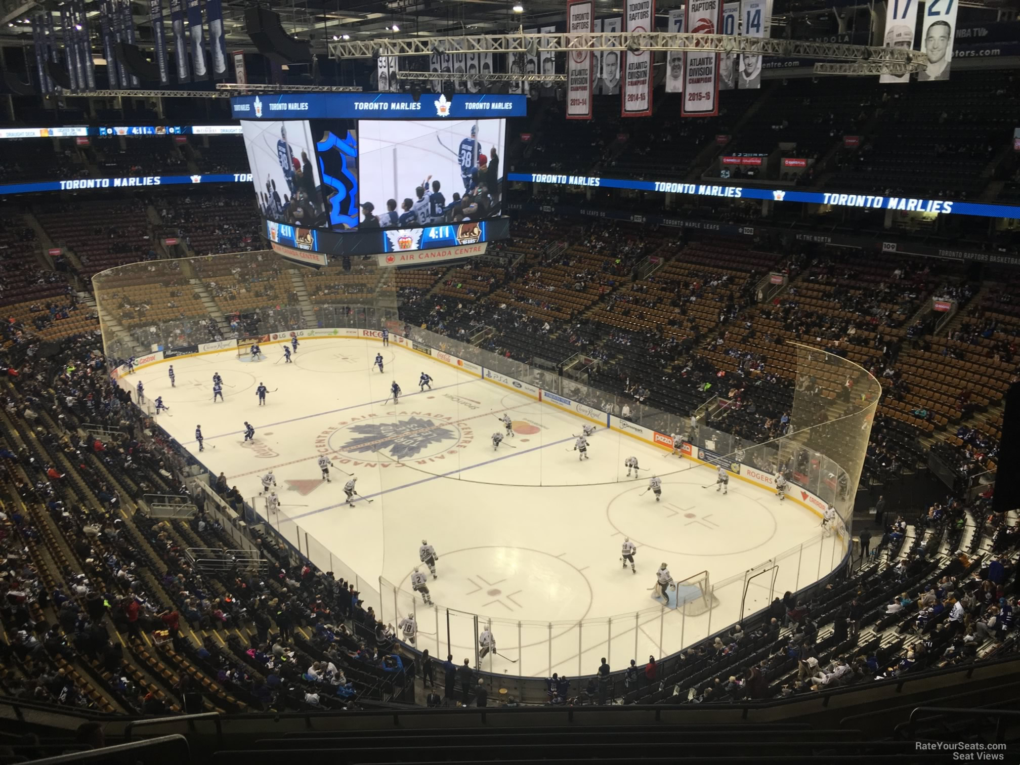 section 317, row 10 seat view  for hockey - scotiabank arena