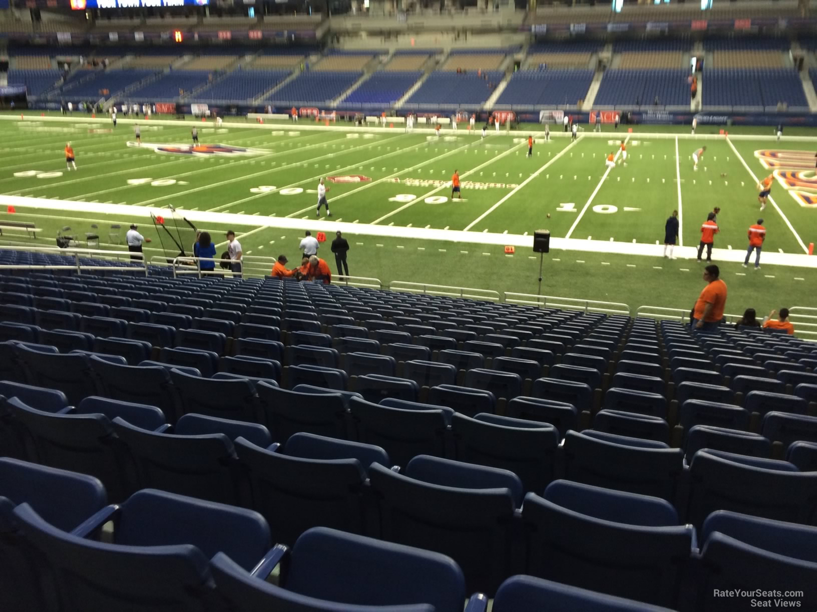 section 131, row 18 seat view  for football - alamodome