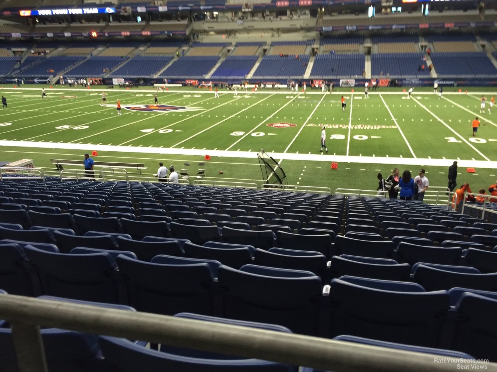 section 132, row 18 seat view  for football - alamodome