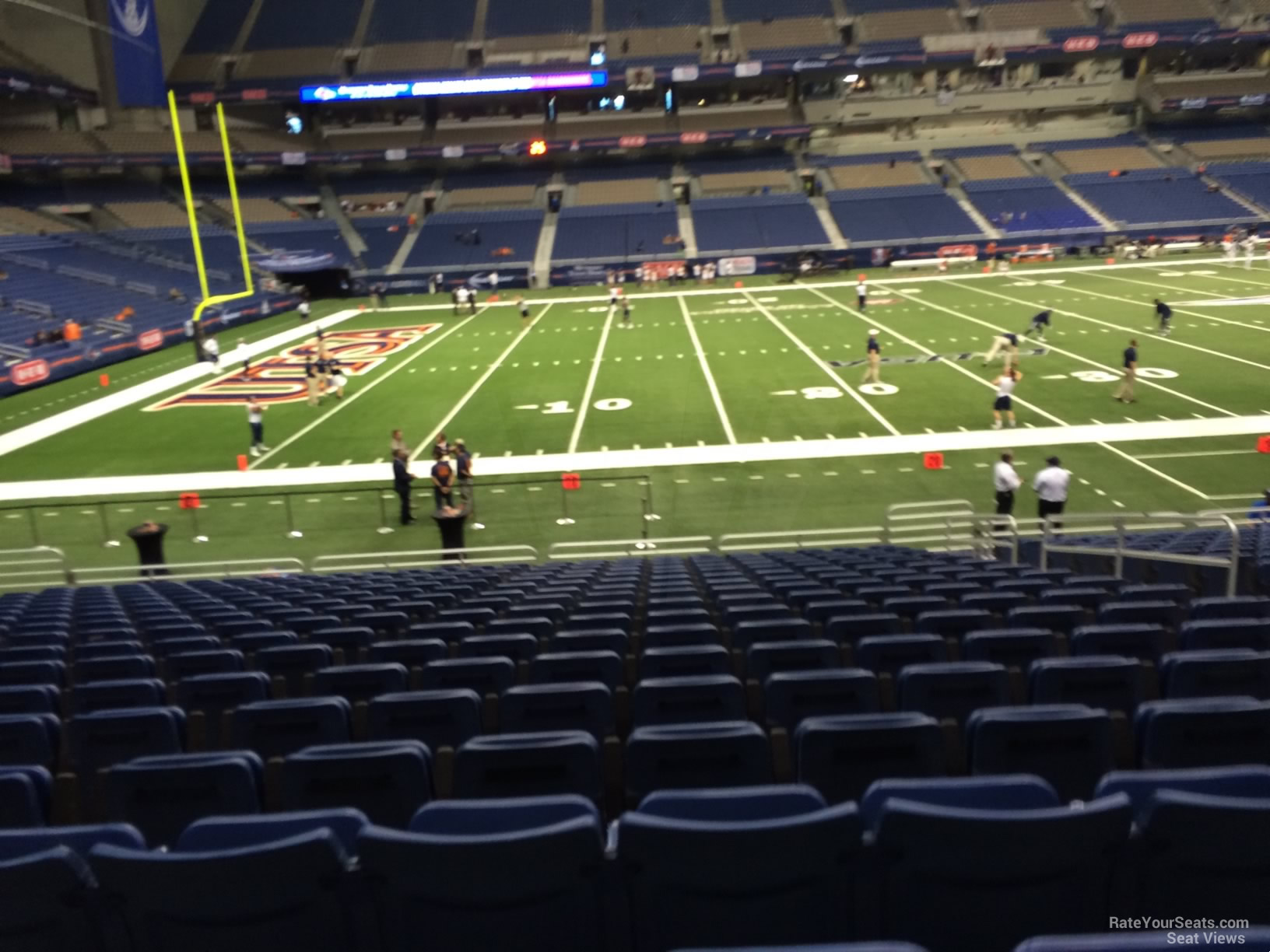 section 137, row 18 seat view  for football - alamodome