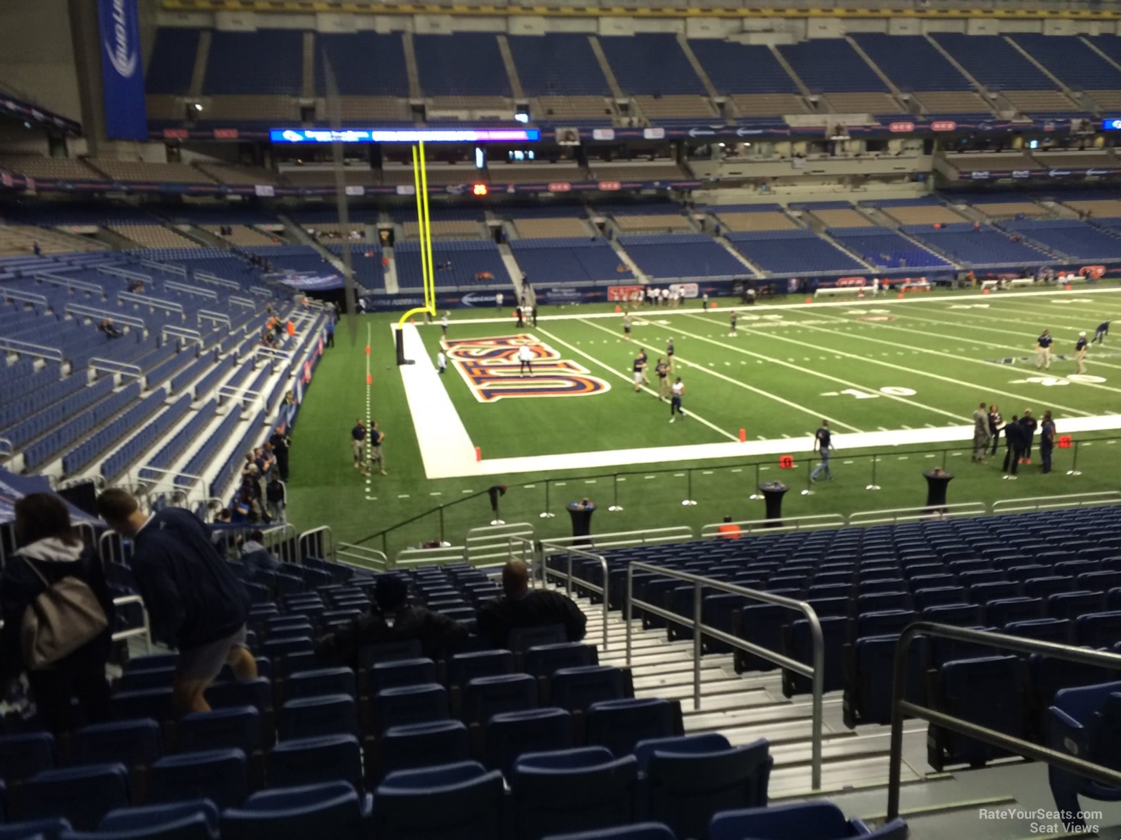 section 139, row 18 seat view  for football - alamodome