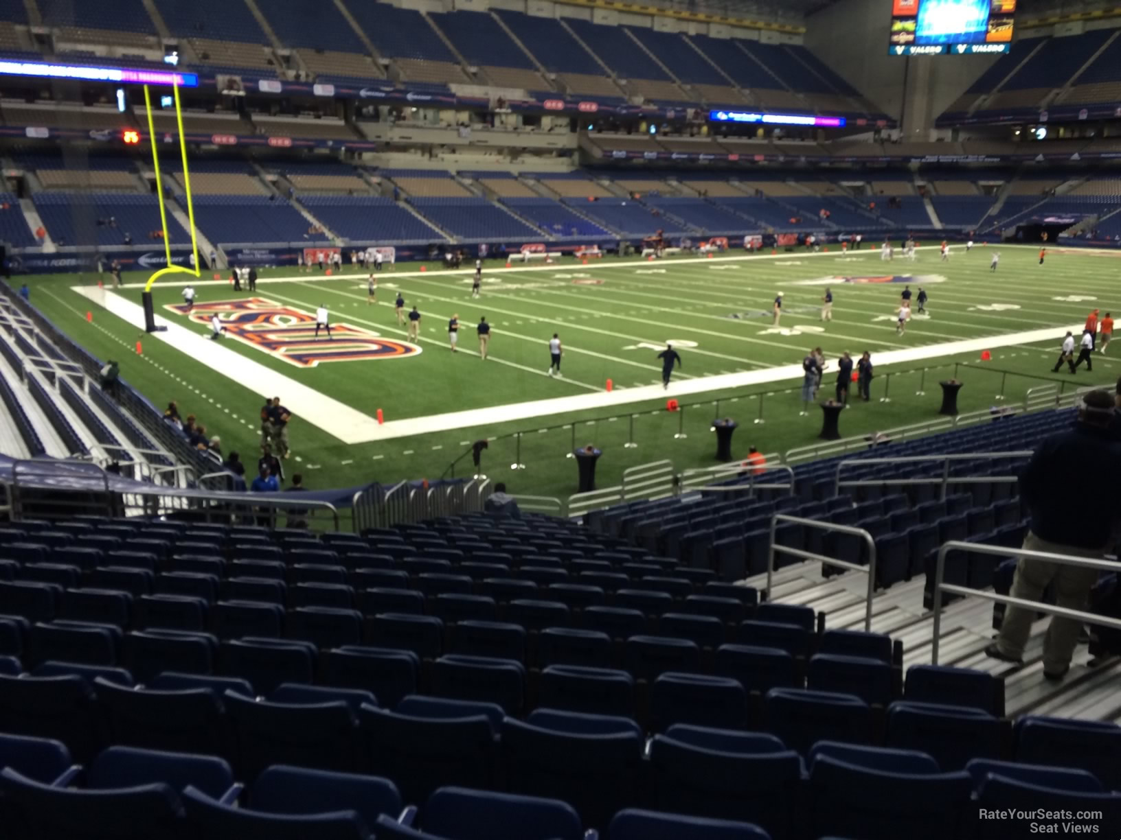 section 140, row 18 seat view  for football - alamodome