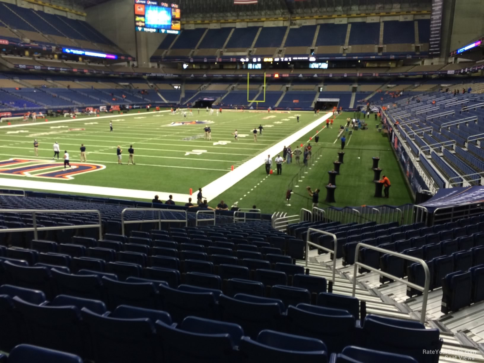 section 142, row 18 seat view  for football - alamodome