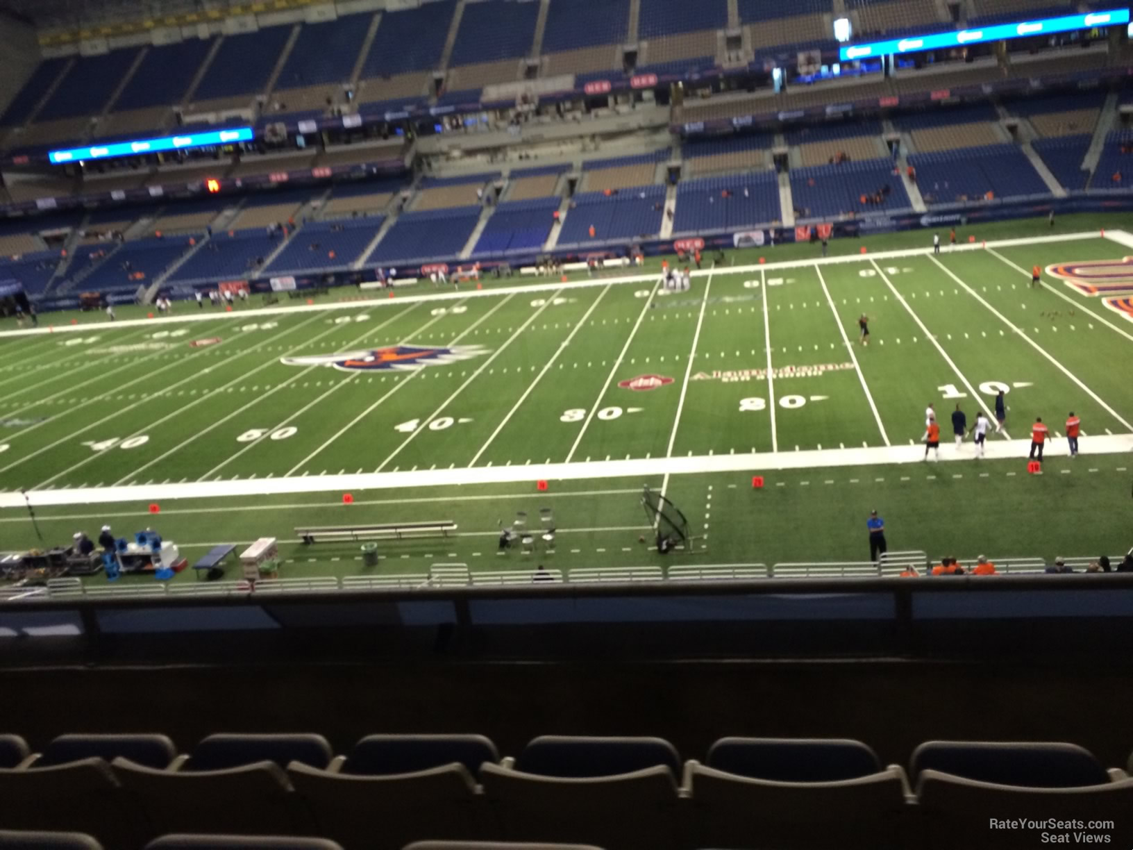 section 232, row 5 seat view  for football - alamodome