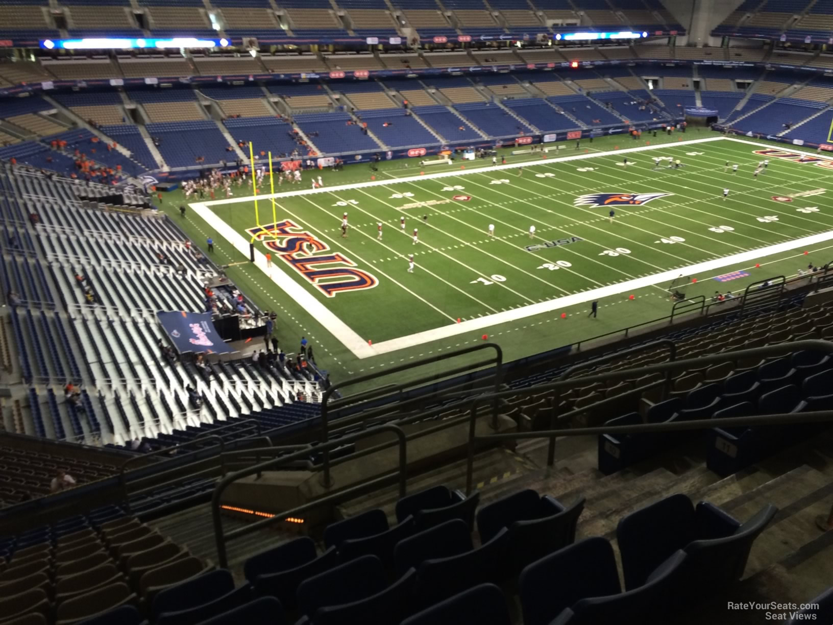 section 319, row 15 seat view  for football - alamodome