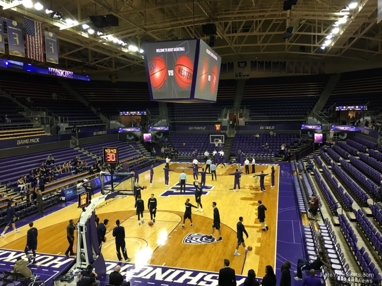 section 11, row 10 seat view  - alaska airlines arena