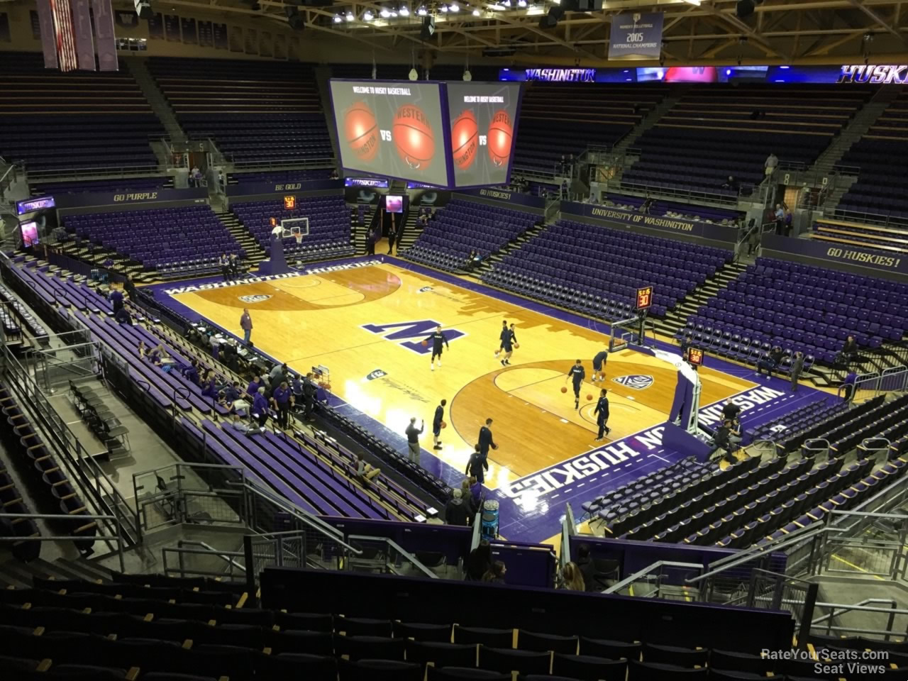 section 13, row 24 seat view  - alaska airlines arena
