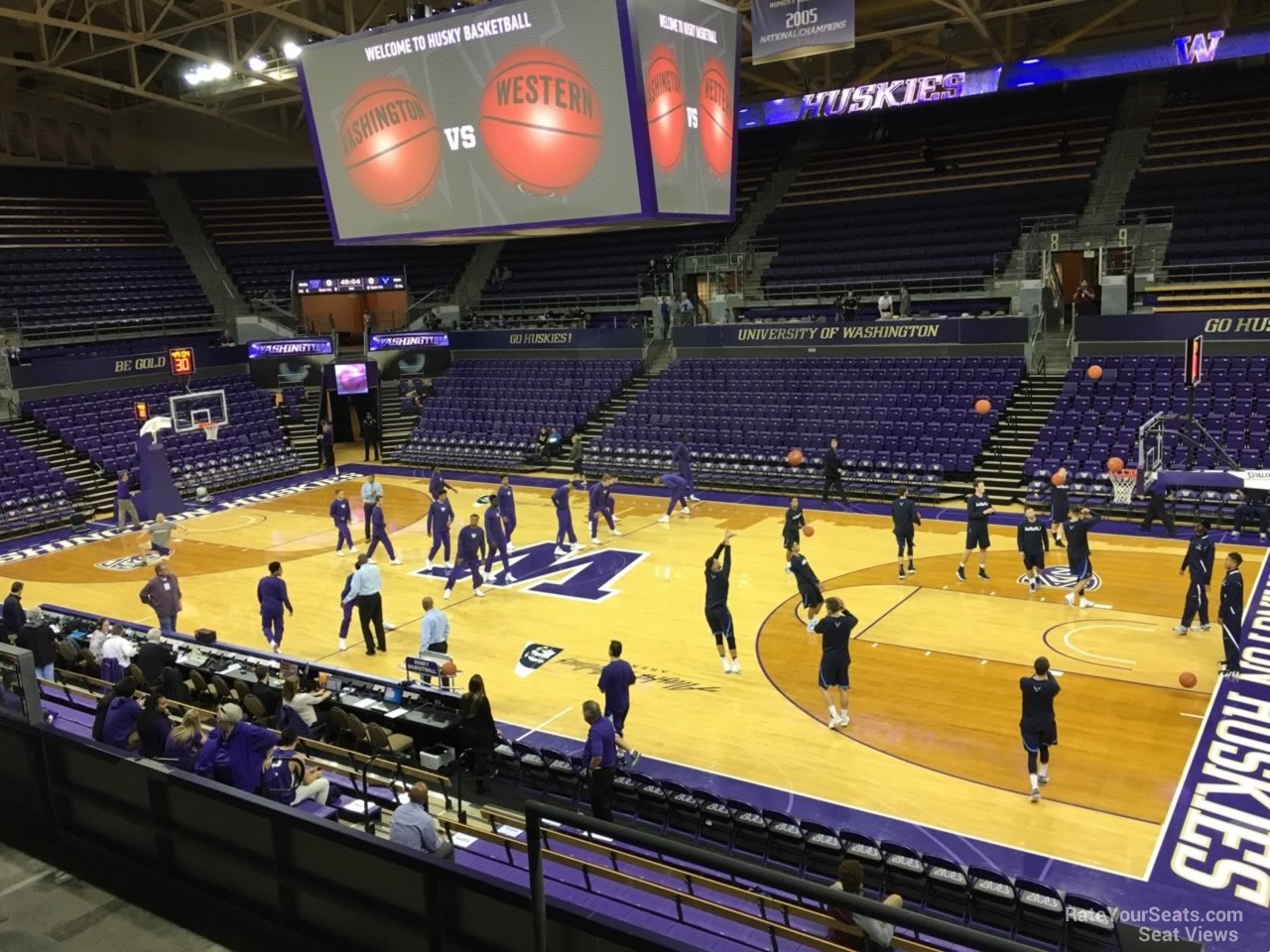 section 14, row 10 seat view  - alaska airlines arena