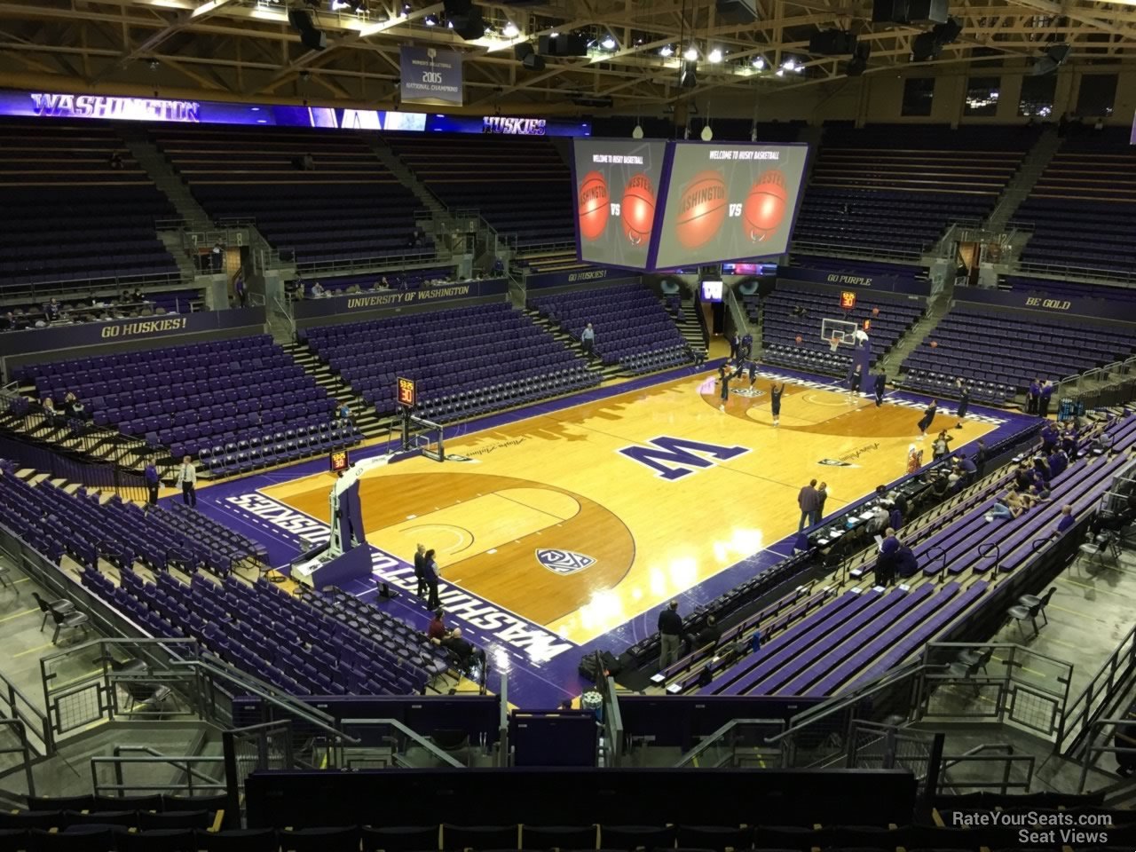 section 3, row 24 seat view  - alaska airlines arena