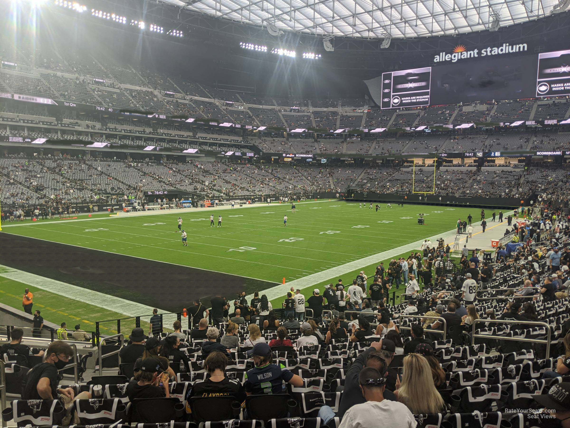 Buy Raiders PSLs in section 141, row 16, seats 5-7