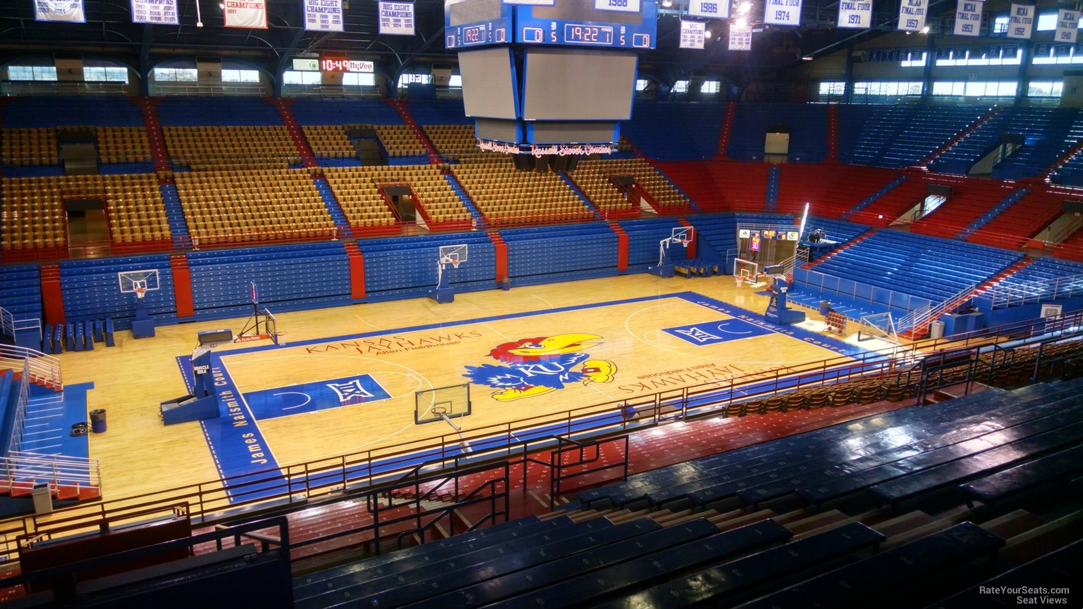 Allen Fieldhouse Seating Chart With Seat Numbers | Two Birds Home