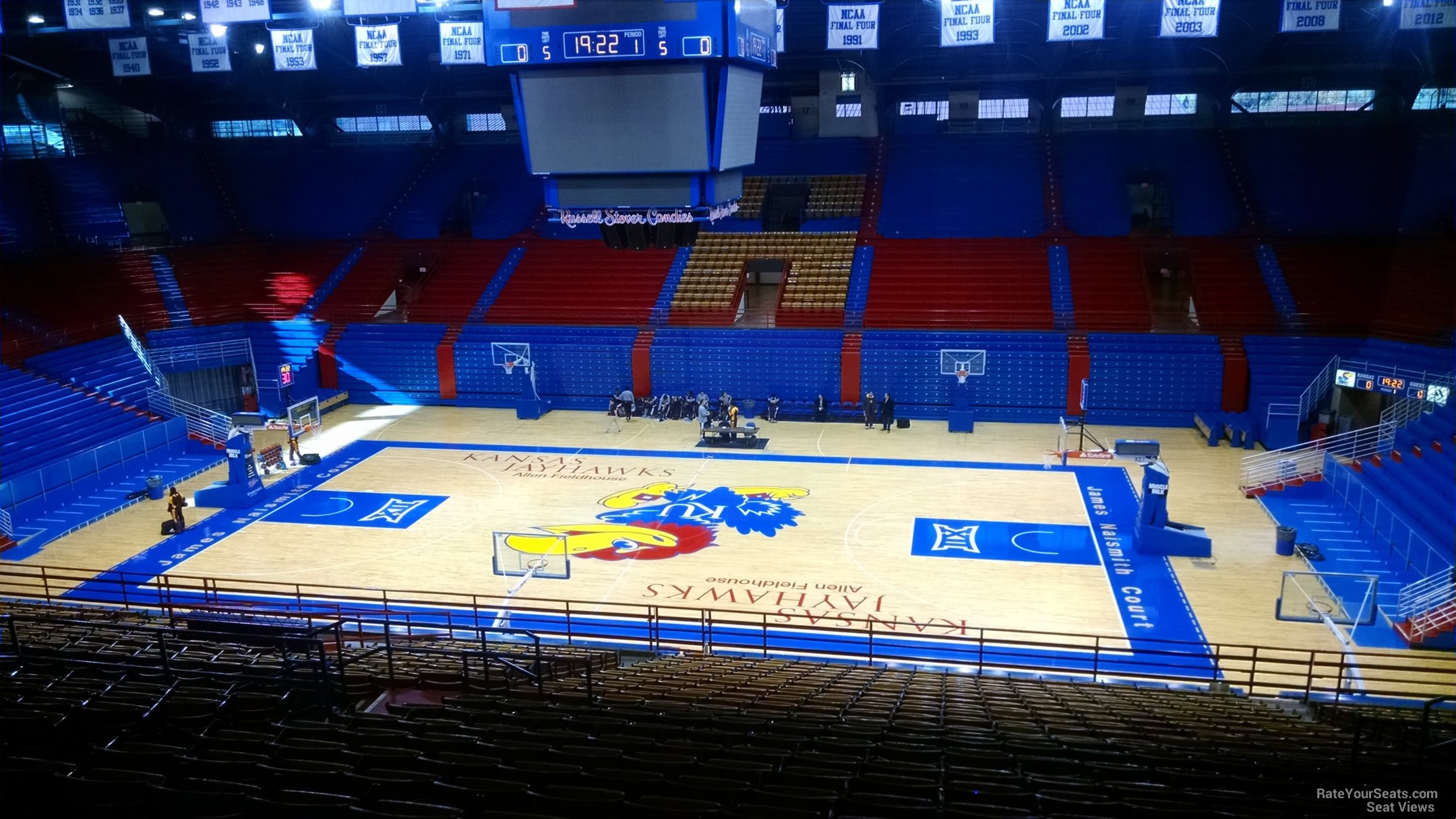 Allen Fieldhouse Seating Chart View