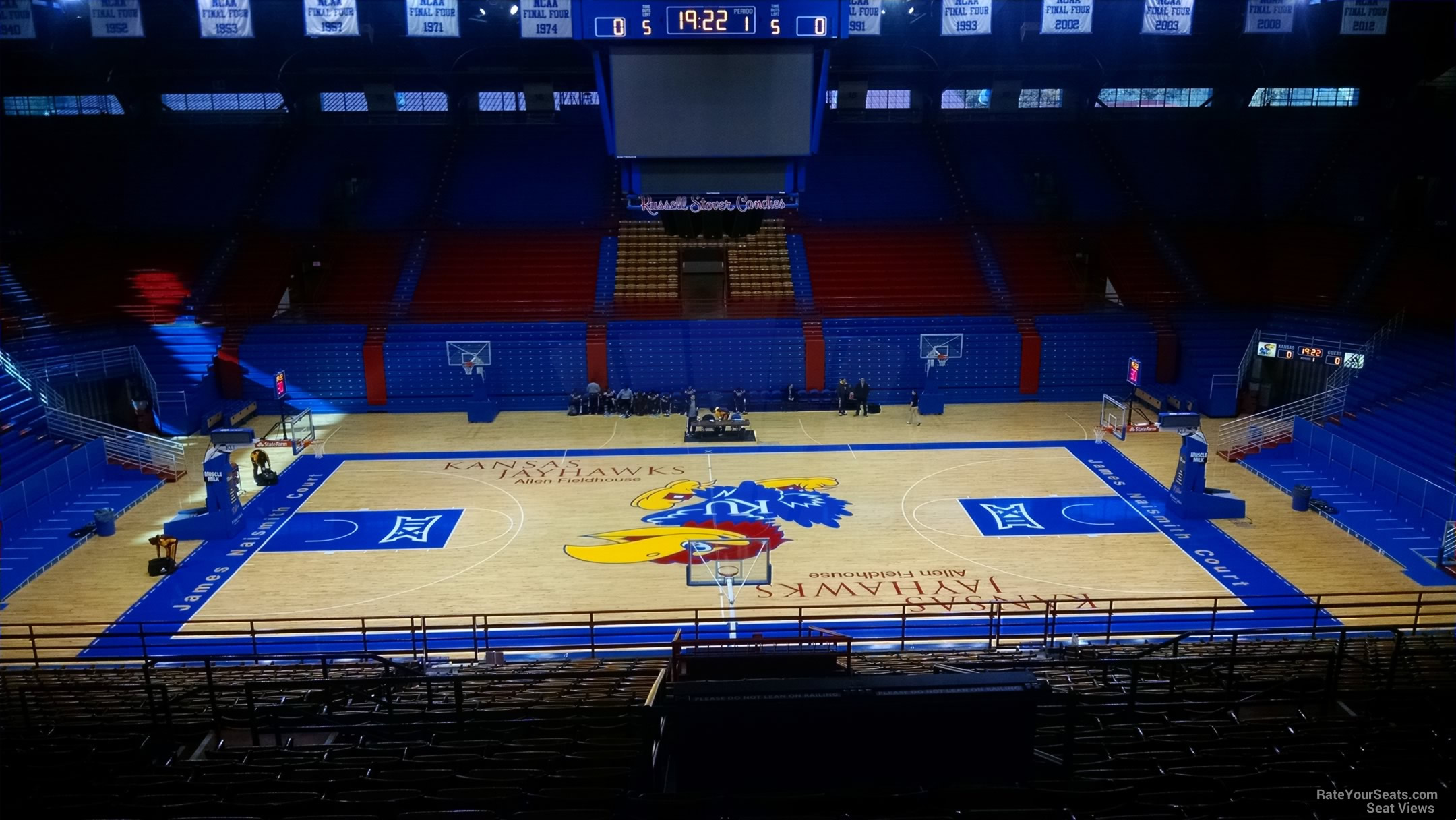 Allen Fieldhouse Seating Chart With Rows And Seat Numbers