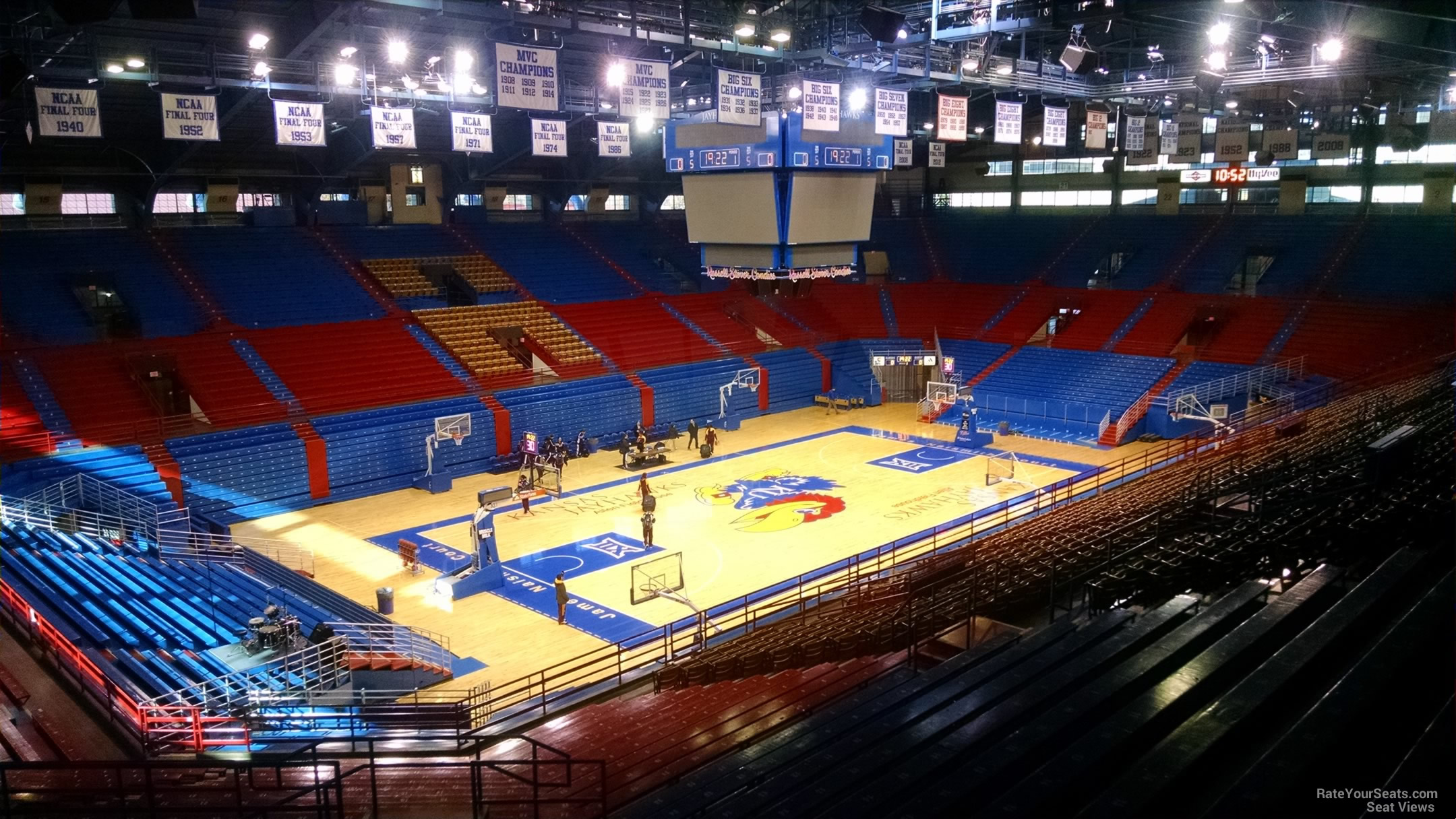 Allen Fieldhouse Seating Views - RateYourSeats.com