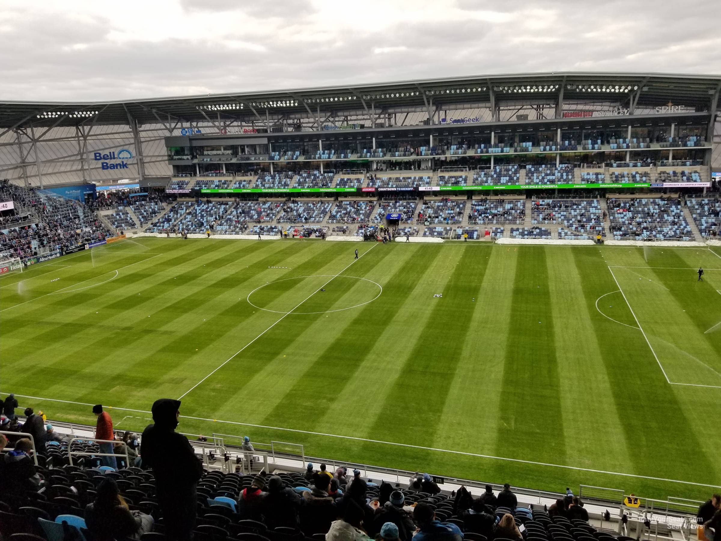 section 111, row 21 seat view  - allianz field