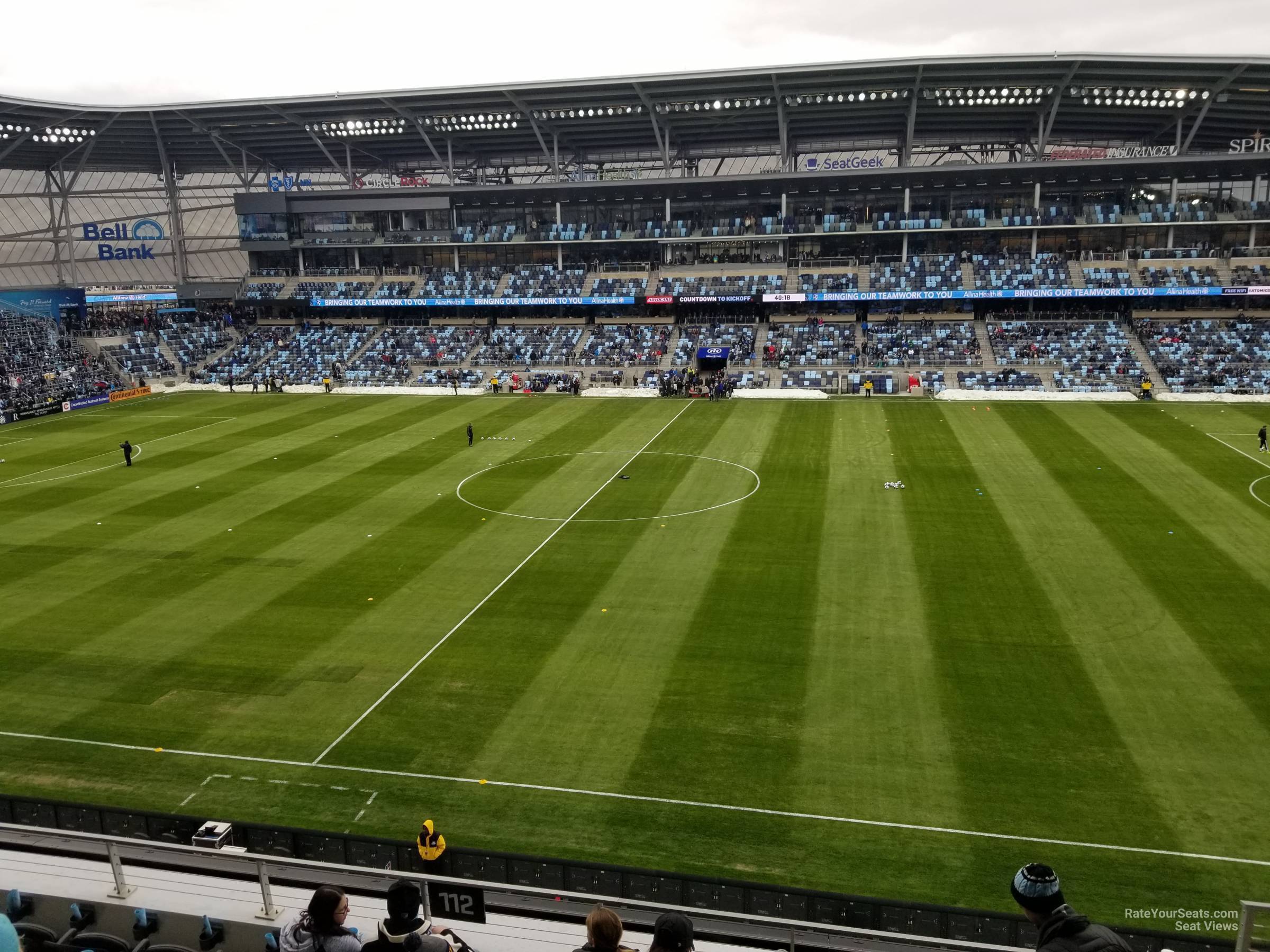 section 112, row 7 seat view  - allianz field