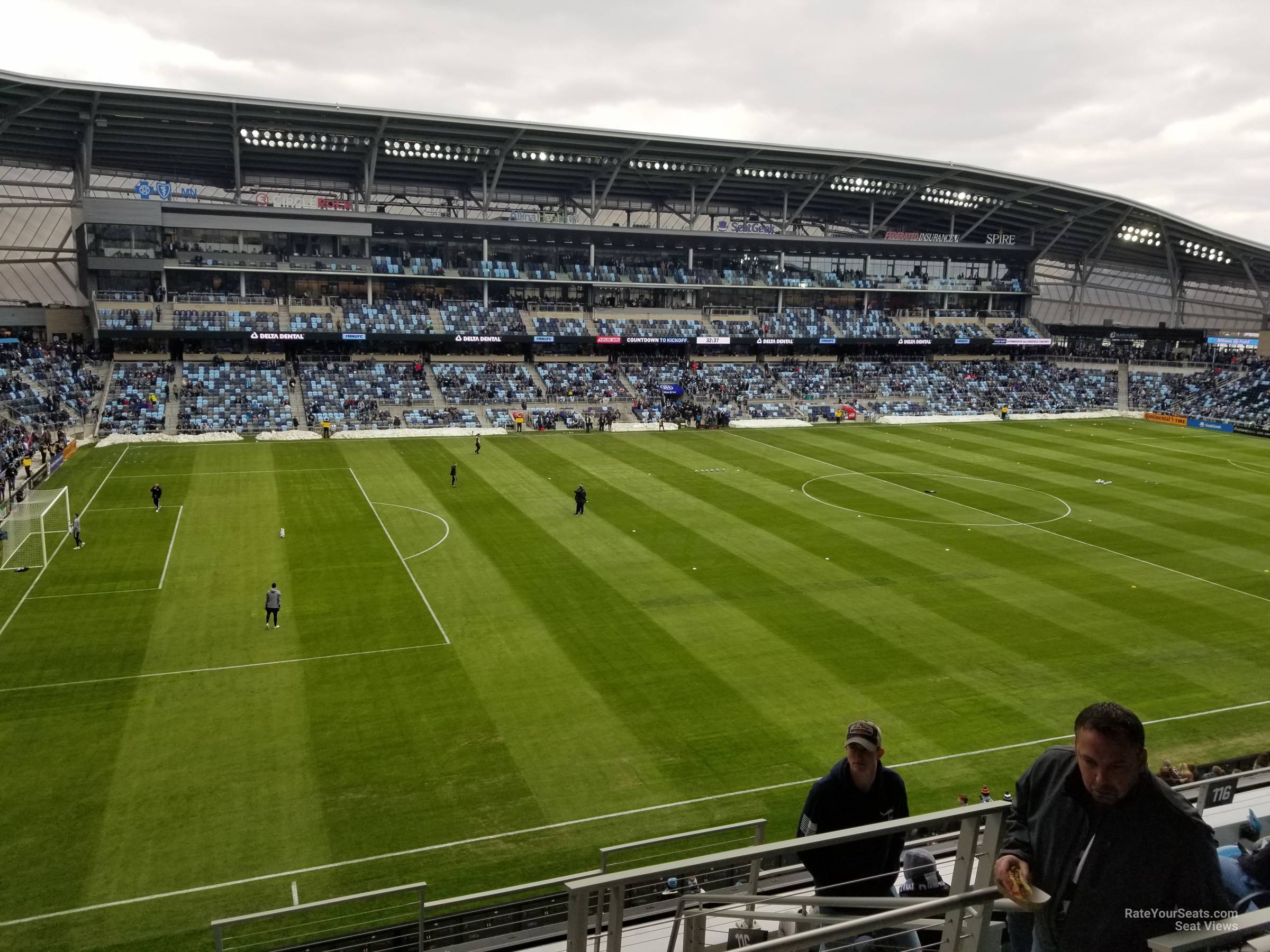 section 117, row 7 seat view  - allianz field