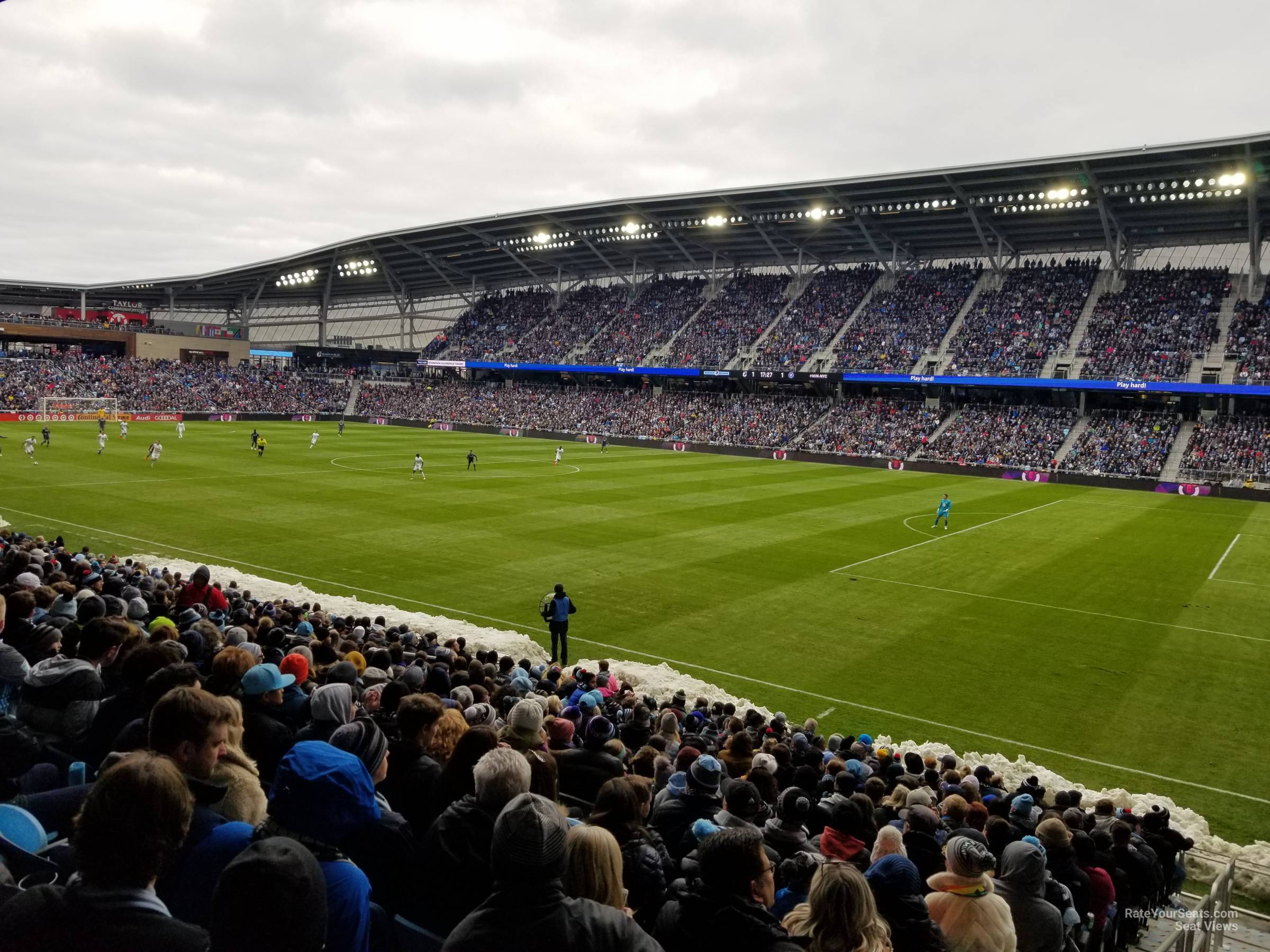 section 27, row 18 seat view  - allianz field