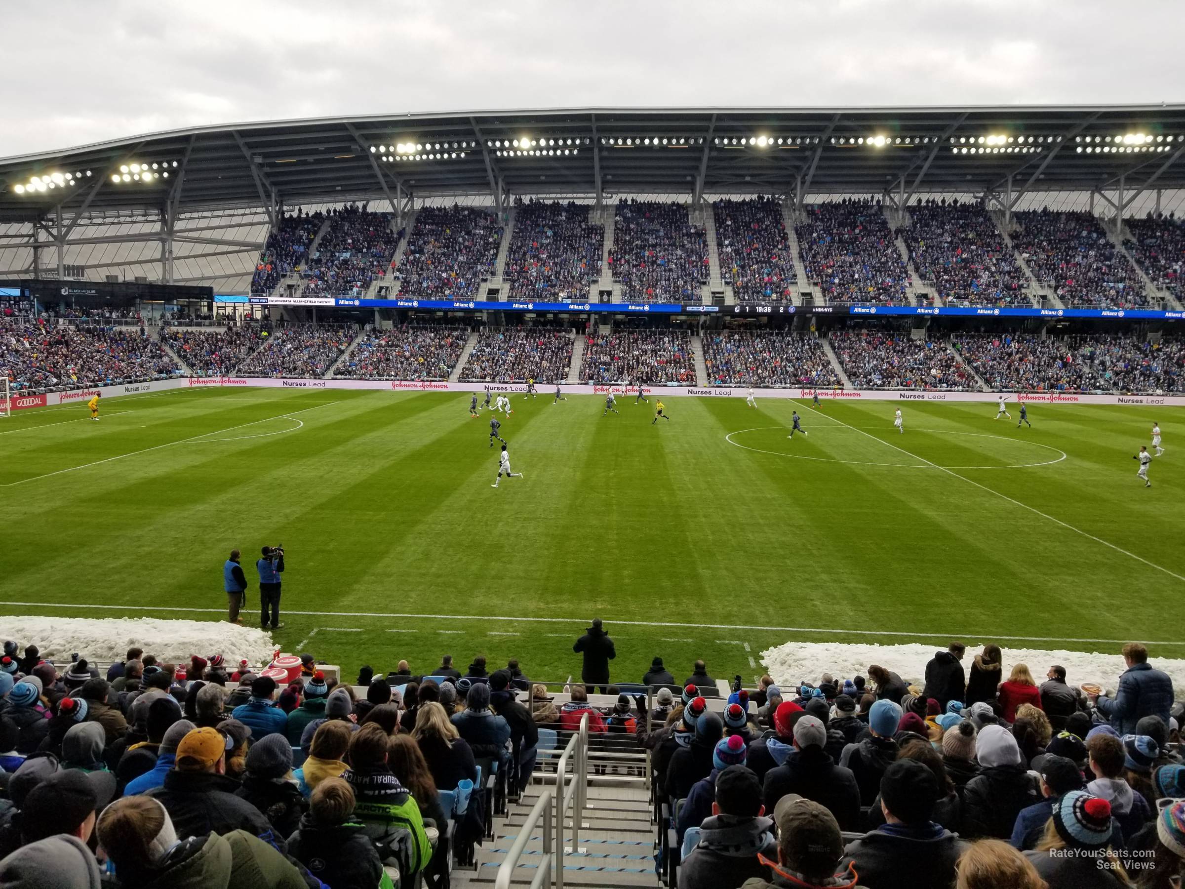 section 33, row 18 seat view  - allianz field