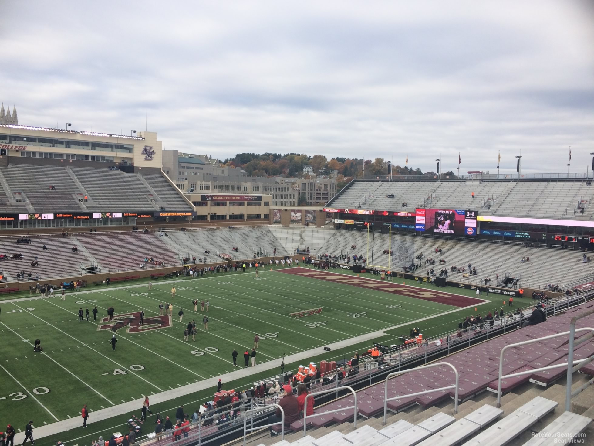 Alumni Stadium Section PP - RateYourSeats.com