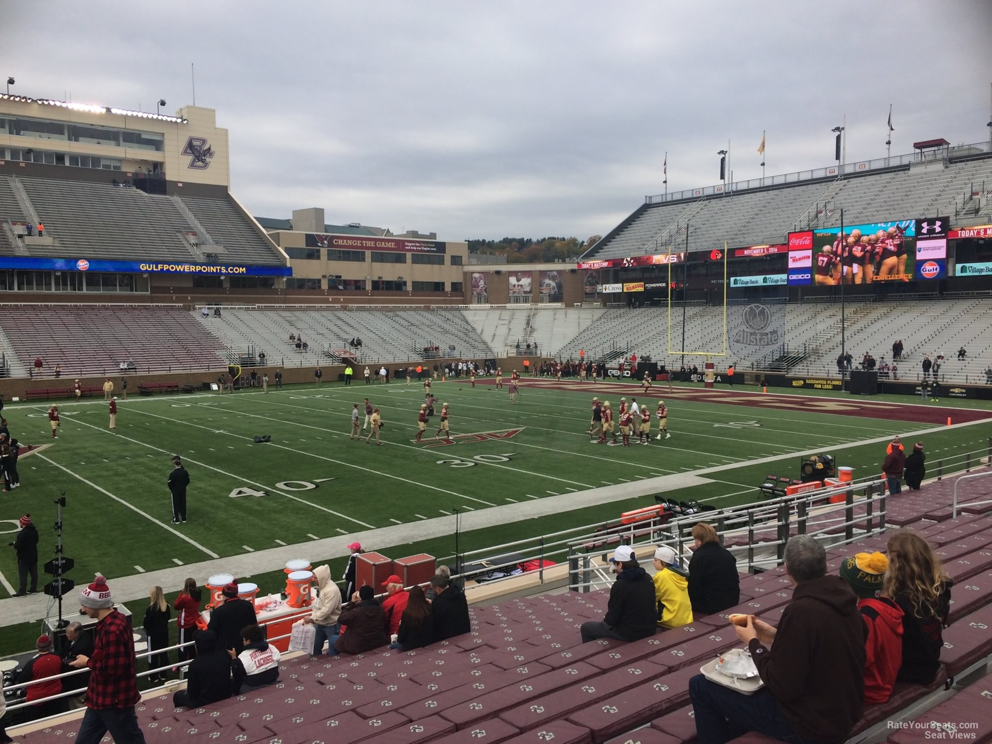 Alumni Stadium Section R - RateYourSeats.com