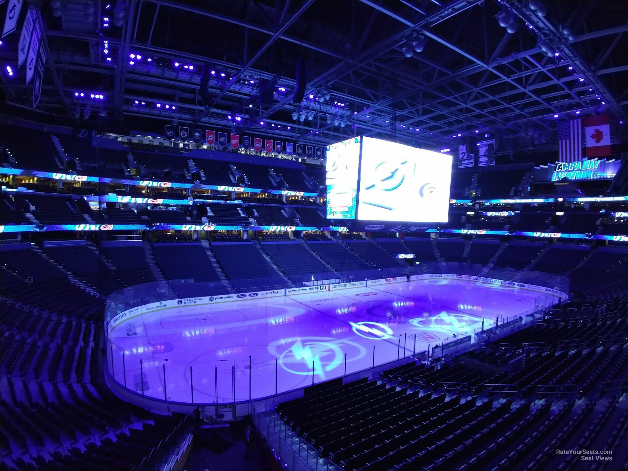 Section 204 at Amalie Arena - RateYourSeats.com