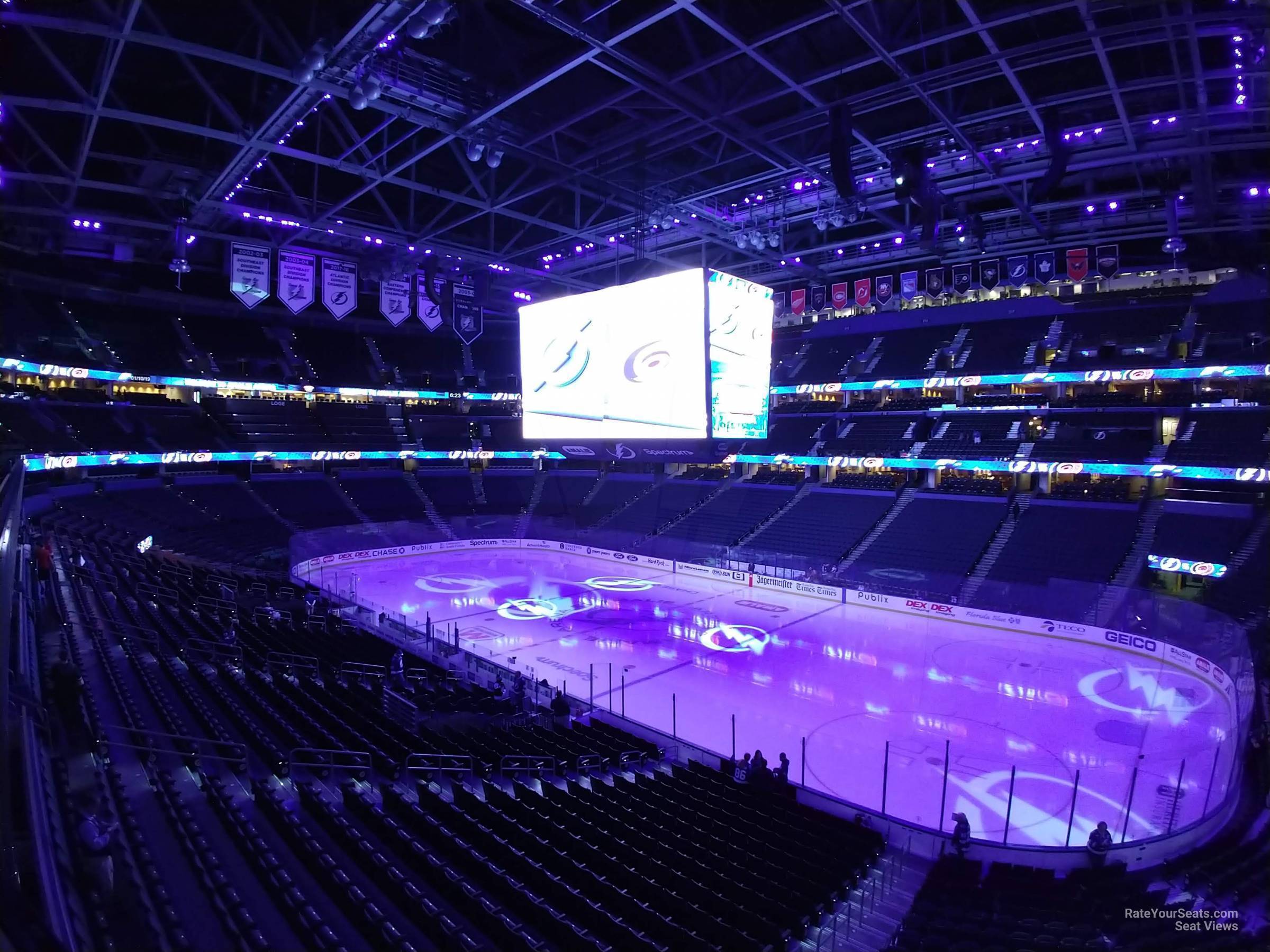 Amalie Arena Section 228 - Tampa Bay Lightning - RateYourSeats.com